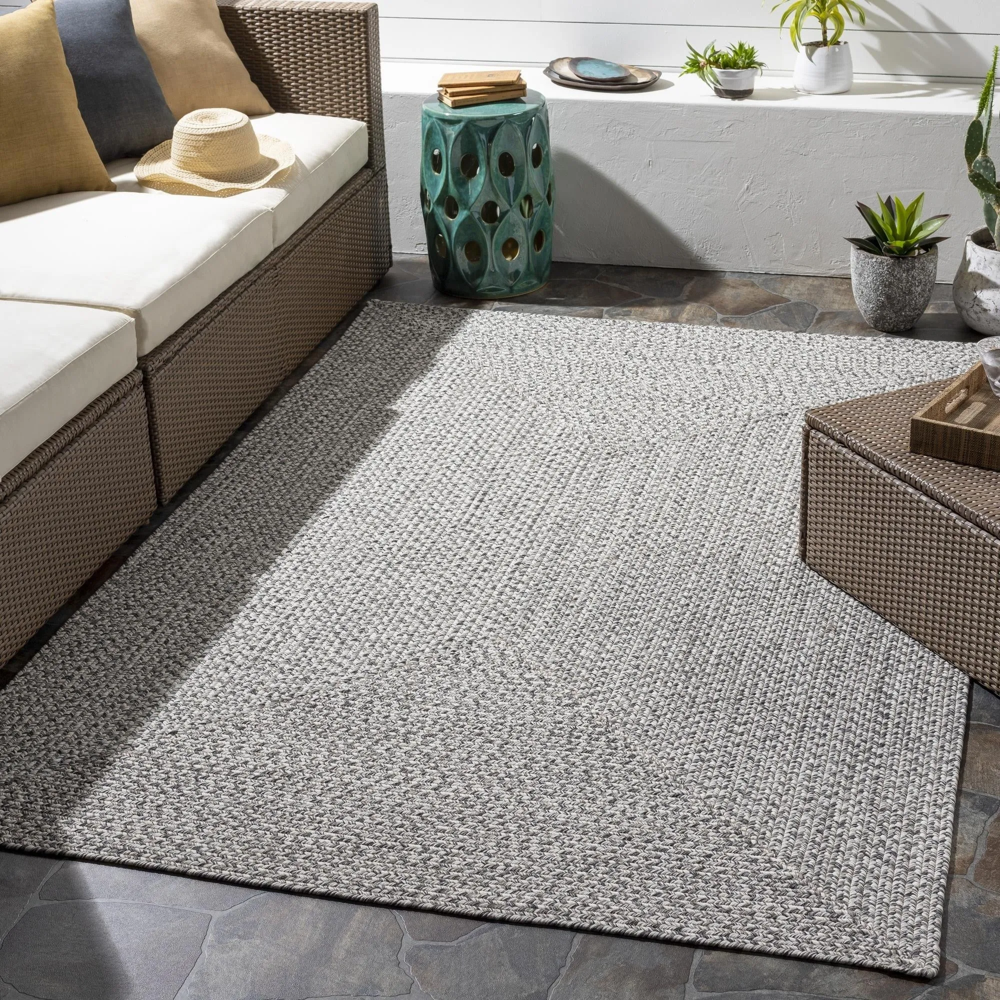 Livabliss Chesapeake Bay Country Stripe Outdoor Area Rug