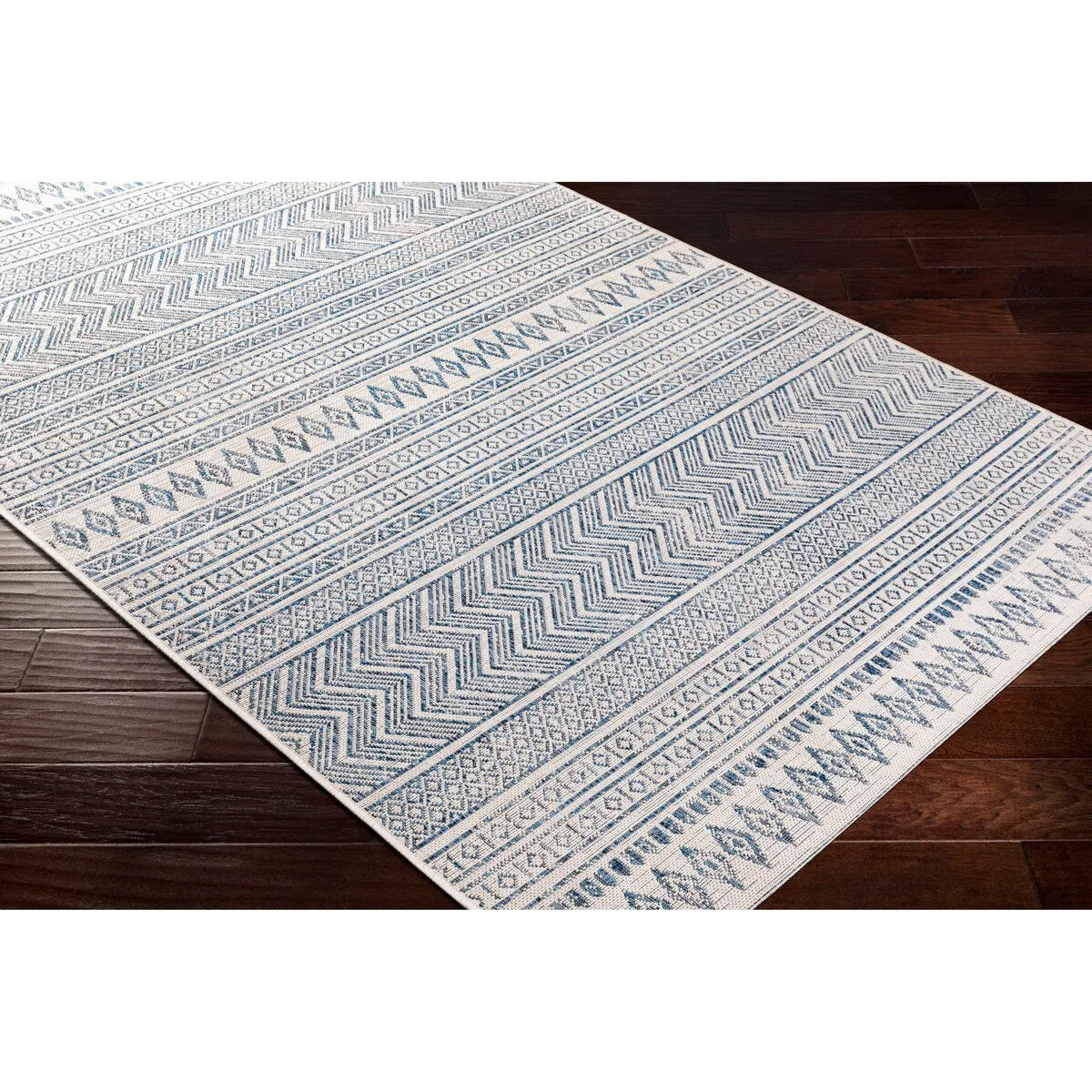 Livabliss Cintia Indoor/ Outdoor Bohemian Stripe Area Rug