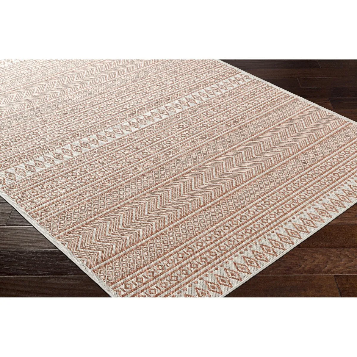 Livabliss Cintia Indoor/ Outdoor Bohemian Stripe Area Rug