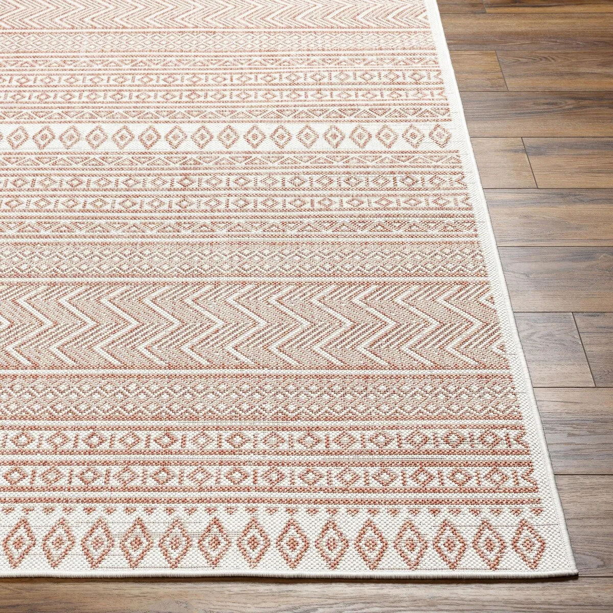 Livabliss Cintia Indoor/ Outdoor Bohemian Stripe Area Rug