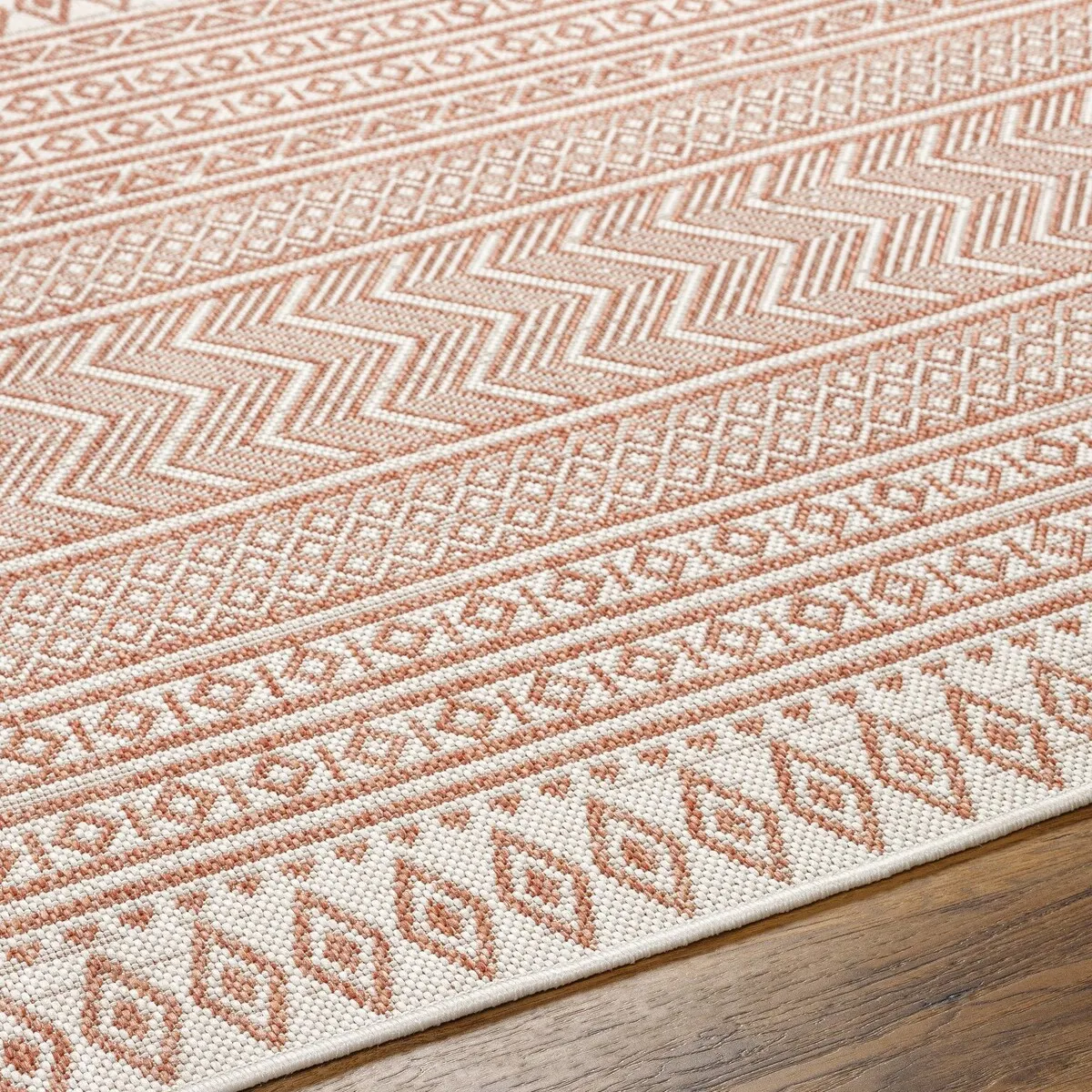 Livabliss Cintia Indoor/ Outdoor Bohemian Stripe Area Rug