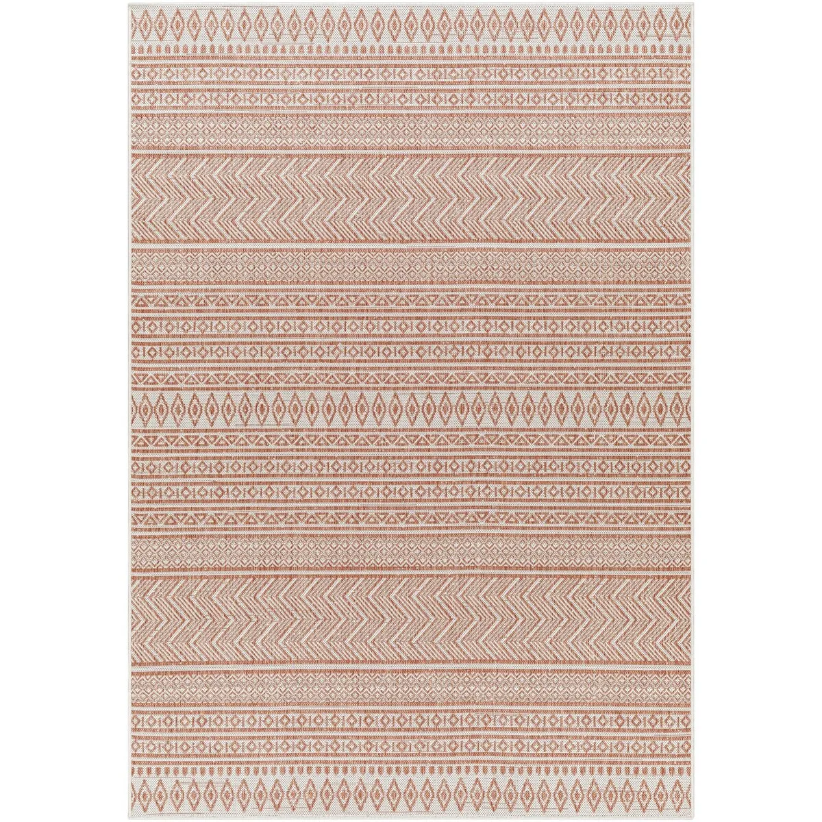 Livabliss Cintia Indoor/ Outdoor Bohemian Stripe Area Rug