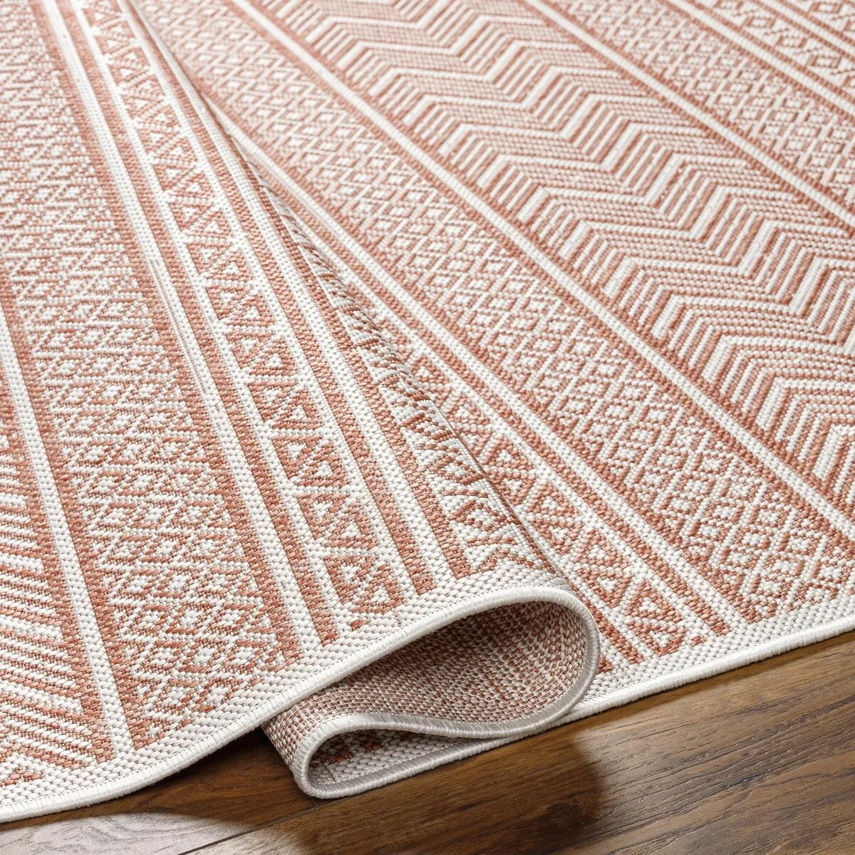Livabliss Cintia Indoor/ Outdoor Bohemian Stripe Area Rug