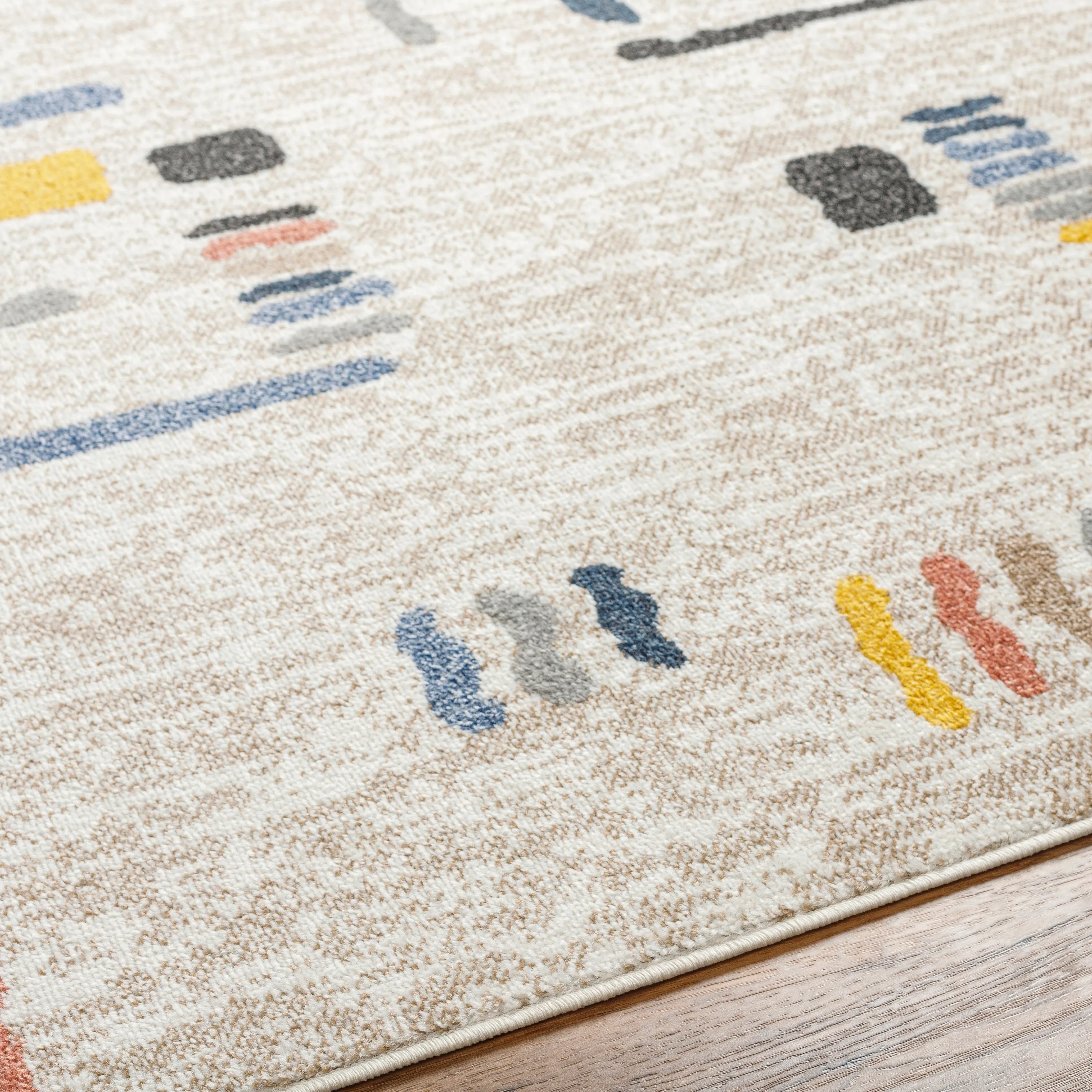 Livabliss Delphi Mod Shapes Area Rug
