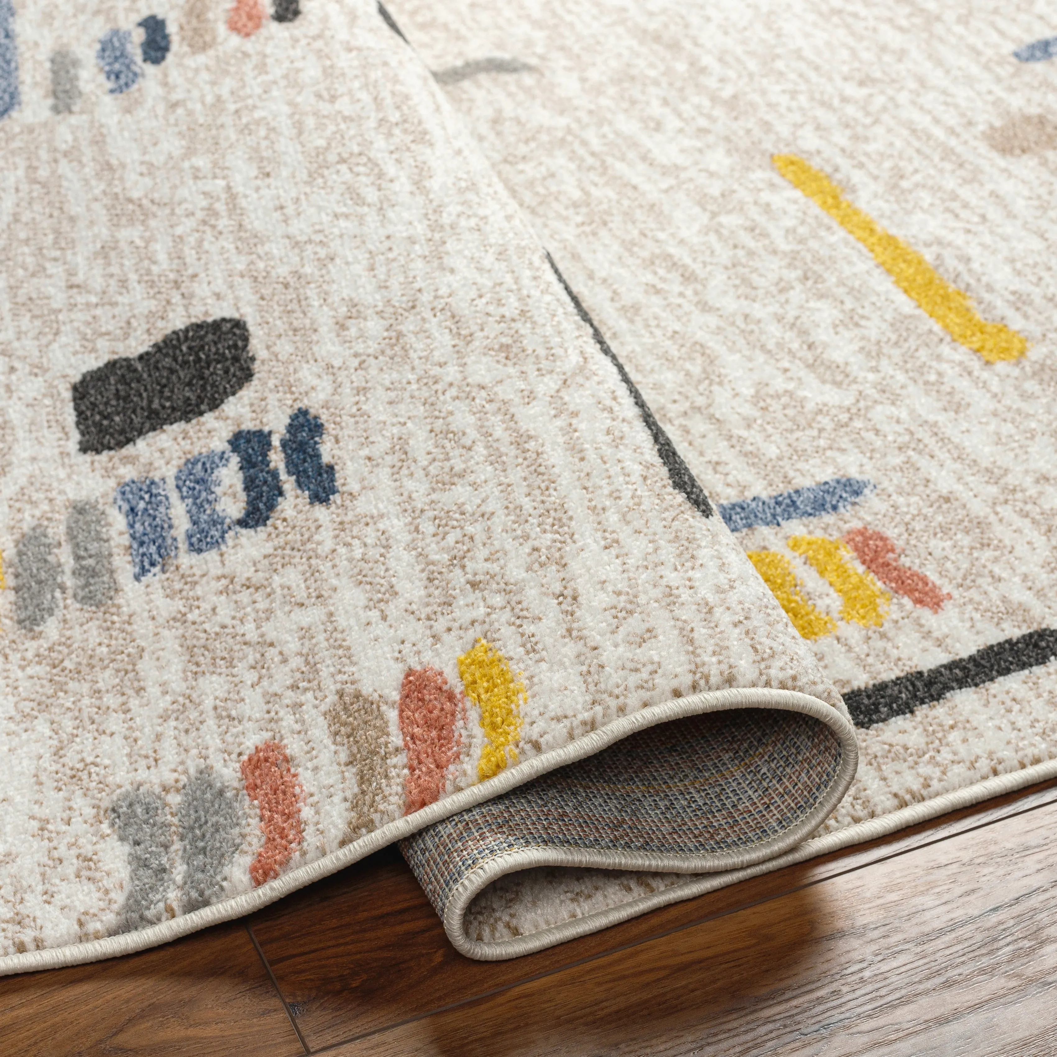 Livabliss Delphi Mod Shapes Area Rug