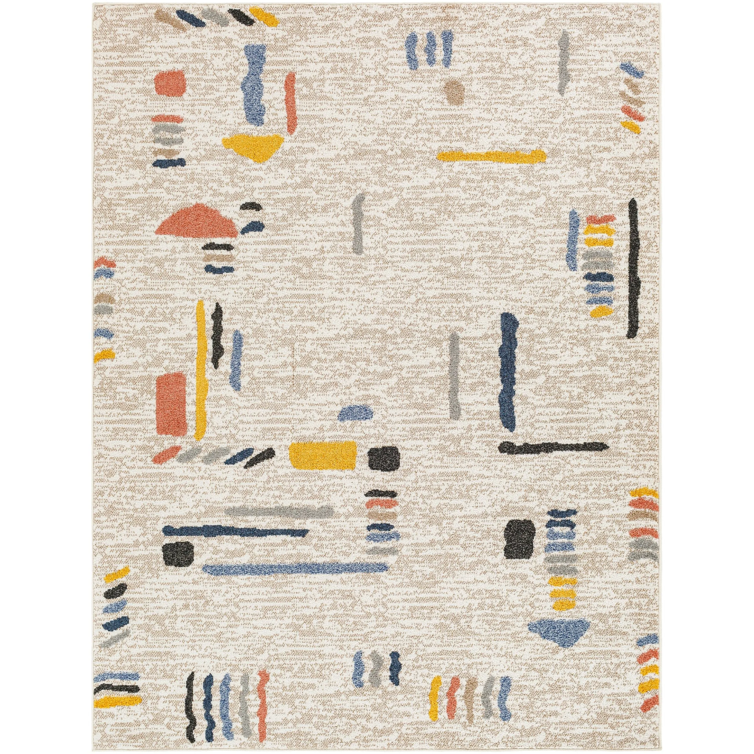 Livabliss Delphi Mod Shapes Area Rug