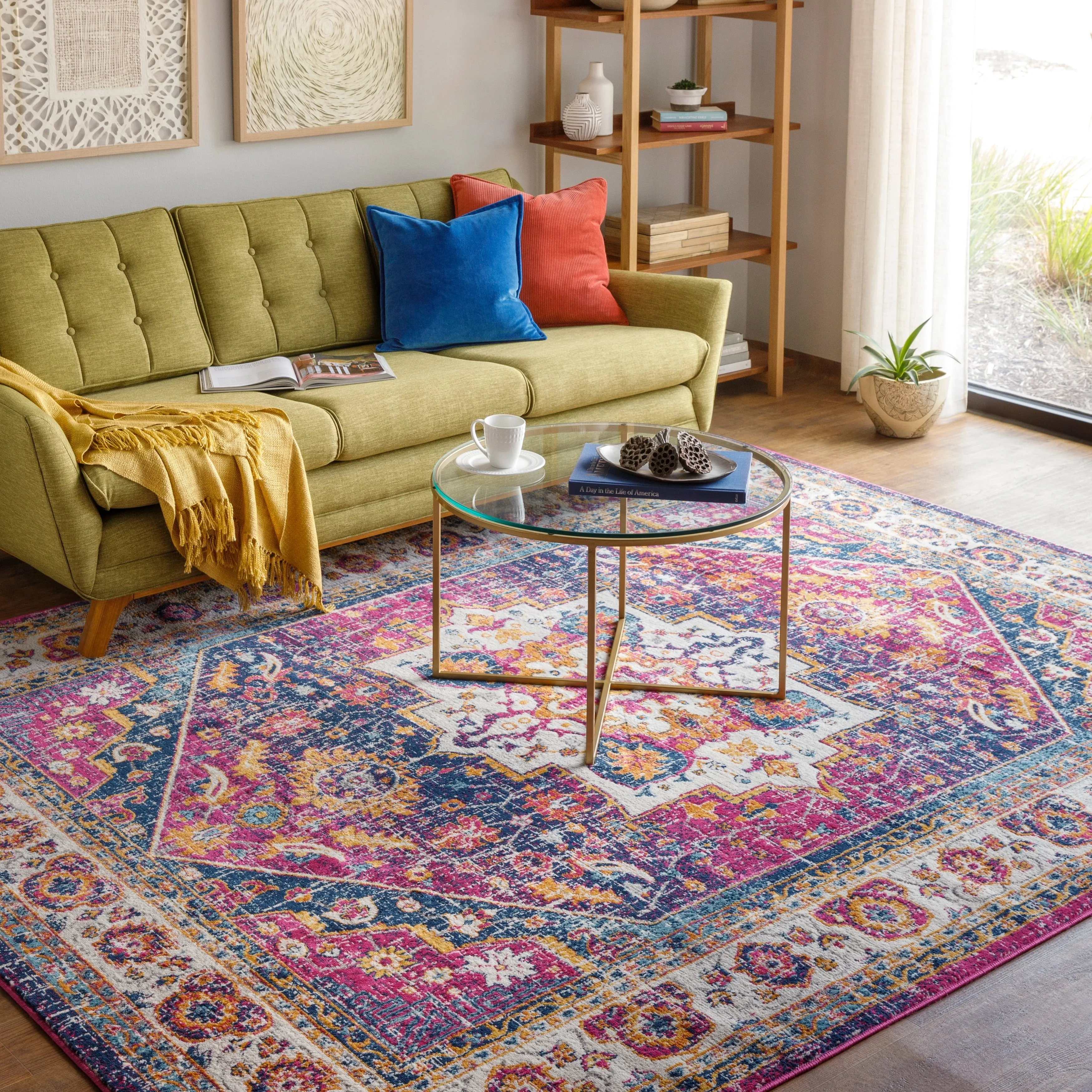 Livabliss Dolton Vibrant Bohemian Persian Area Rug