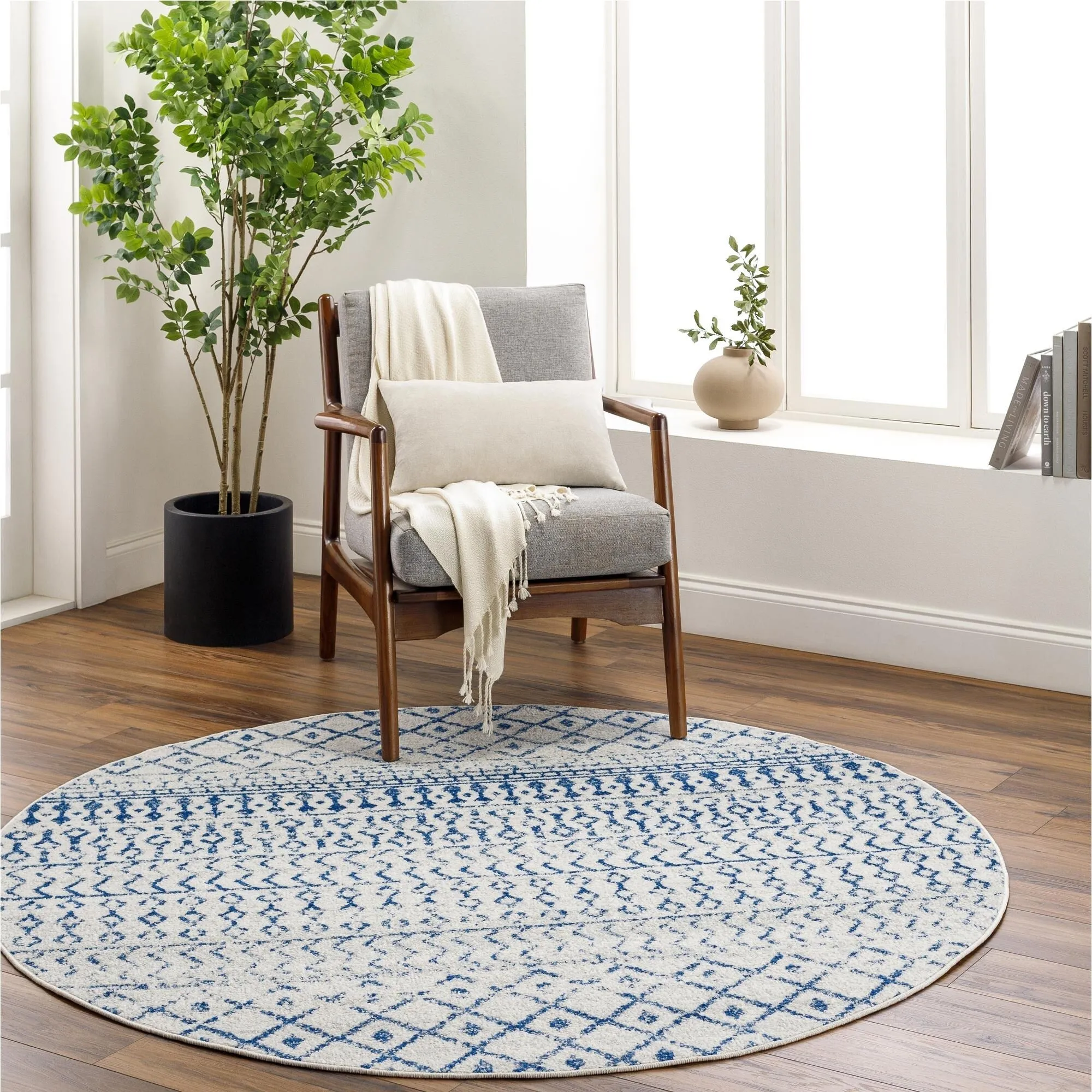 Livabliss Elaziz Moroccan Geometric Area Rug