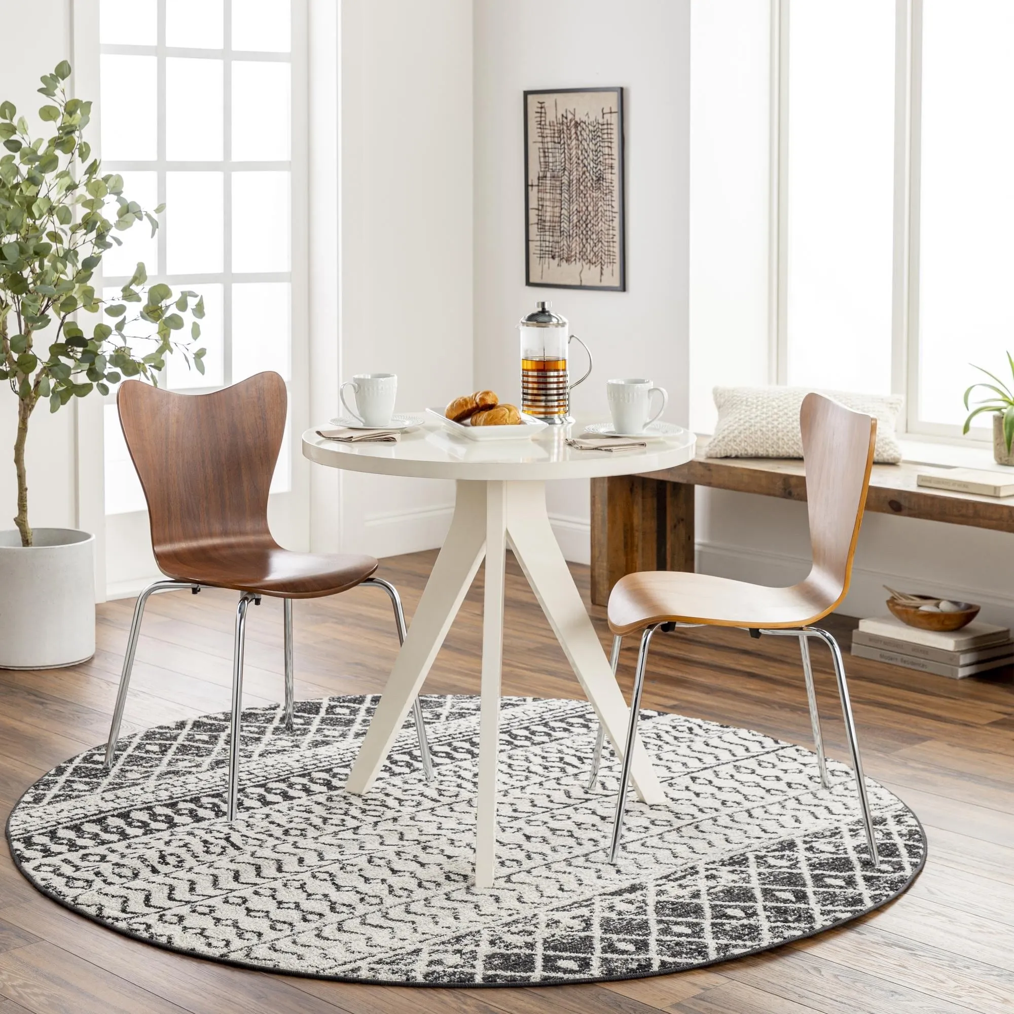 Livabliss Elaziz Moroccan Geometric Area Rug