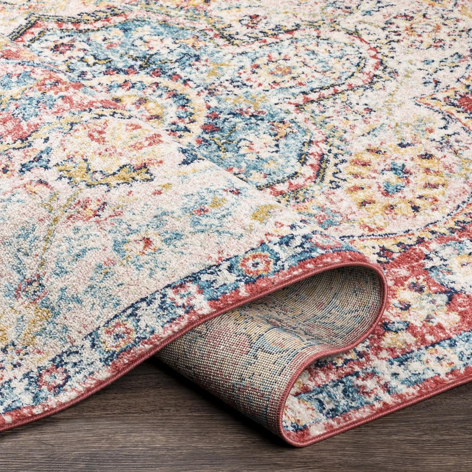 Livabliss Elaziz Updated Traditional Medallion Area Rug