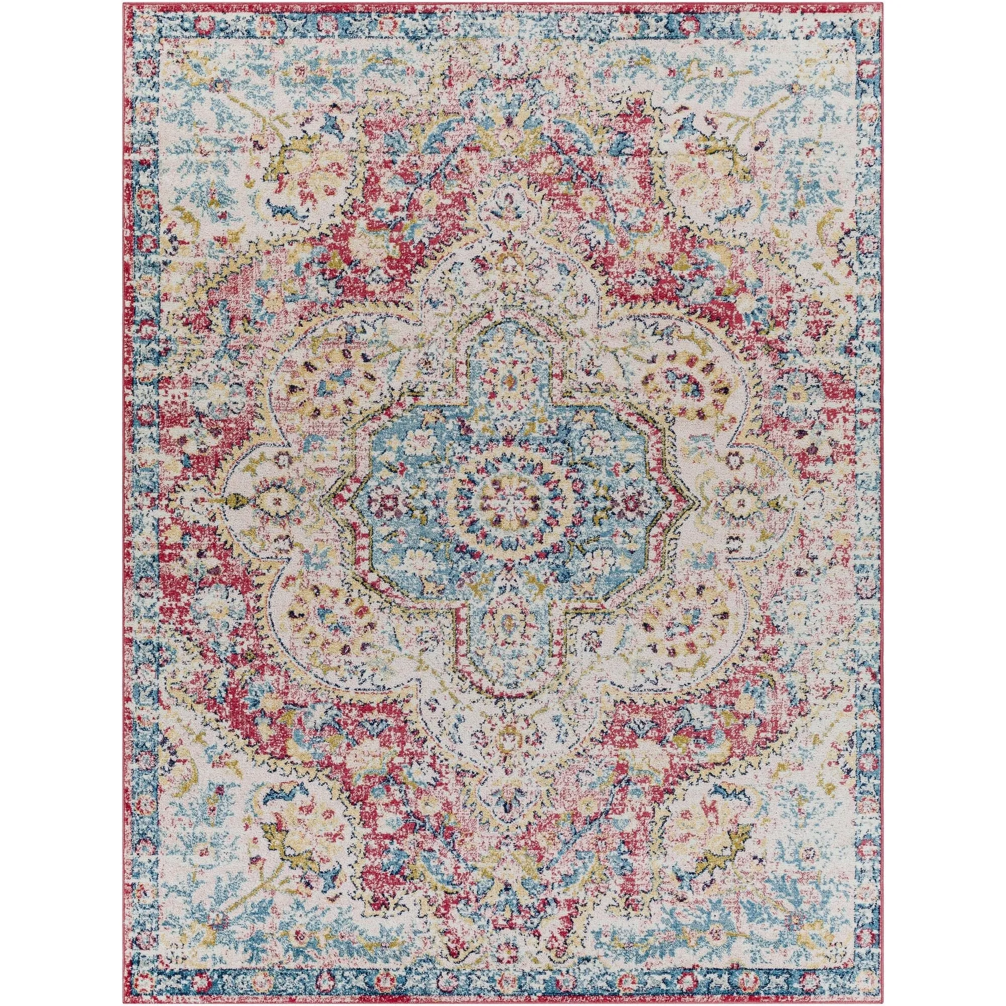 Livabliss Elaziz Updated Traditional Medallion Area Rug
