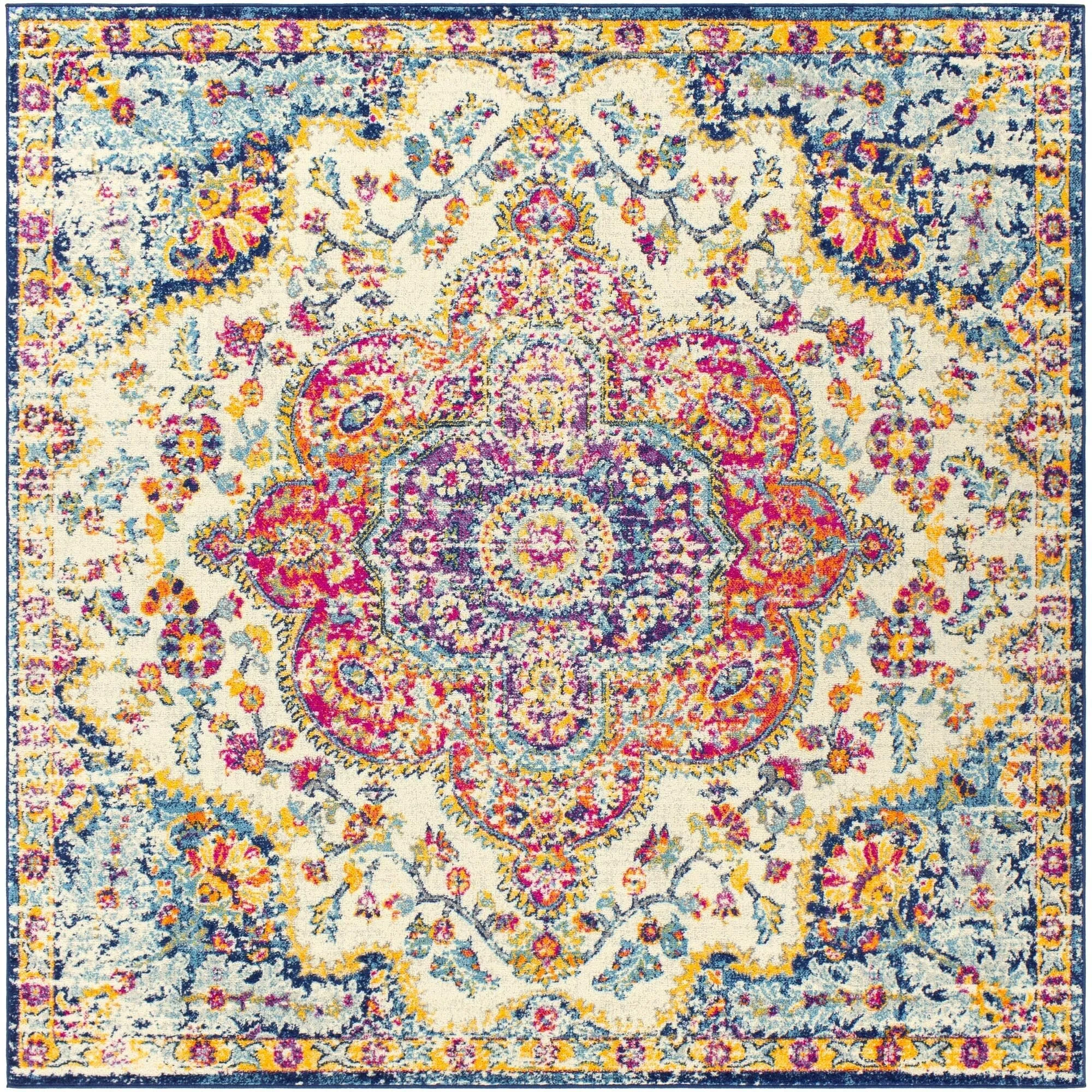 Livabliss Elaziz Updated Traditional Medallion Area Rug