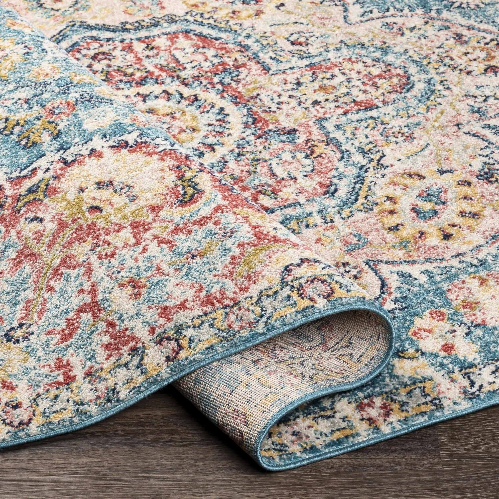 Livabliss Elaziz Updated Traditional Medallion Area Rug