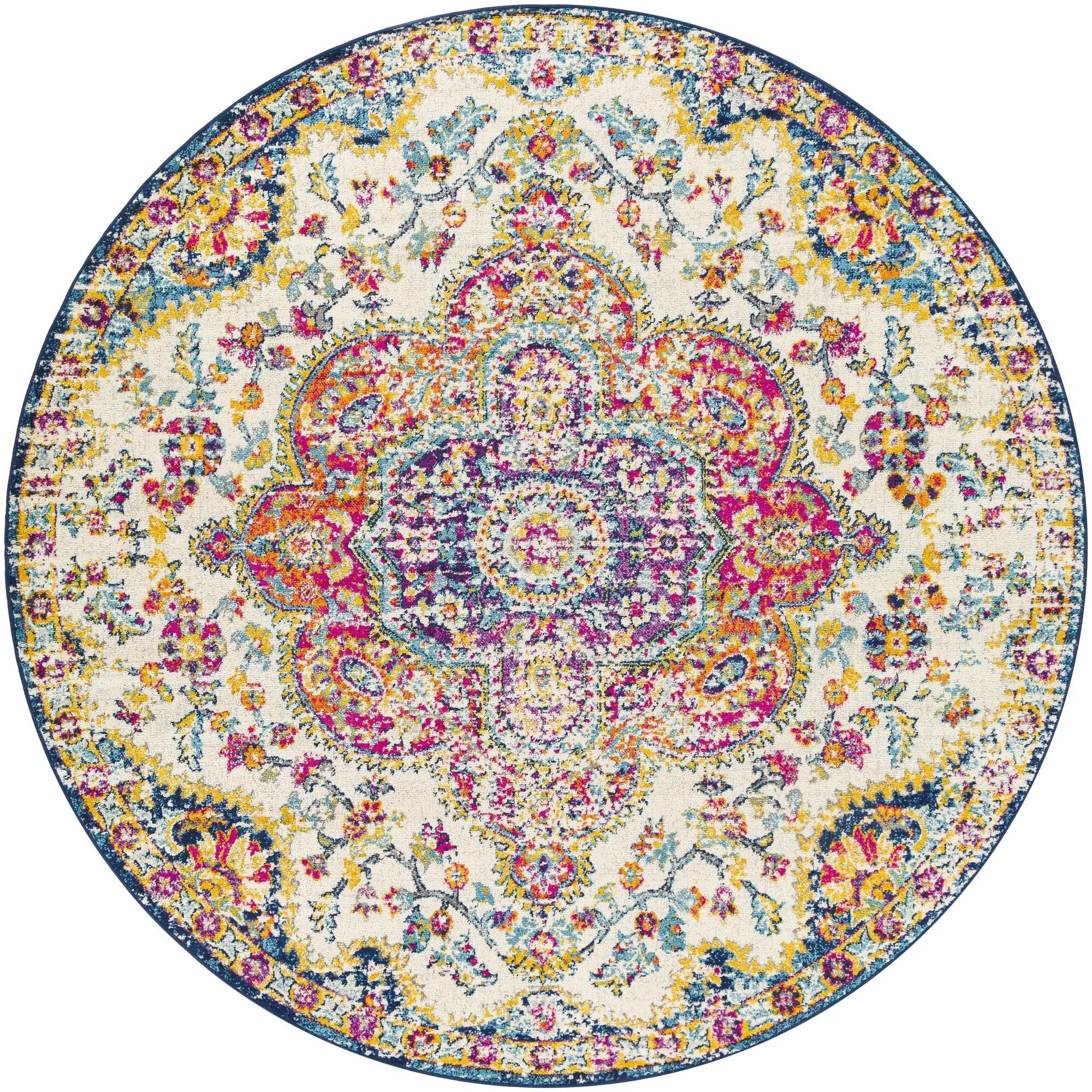 Livabliss Elaziz Updated Traditional Medallion Area Rug