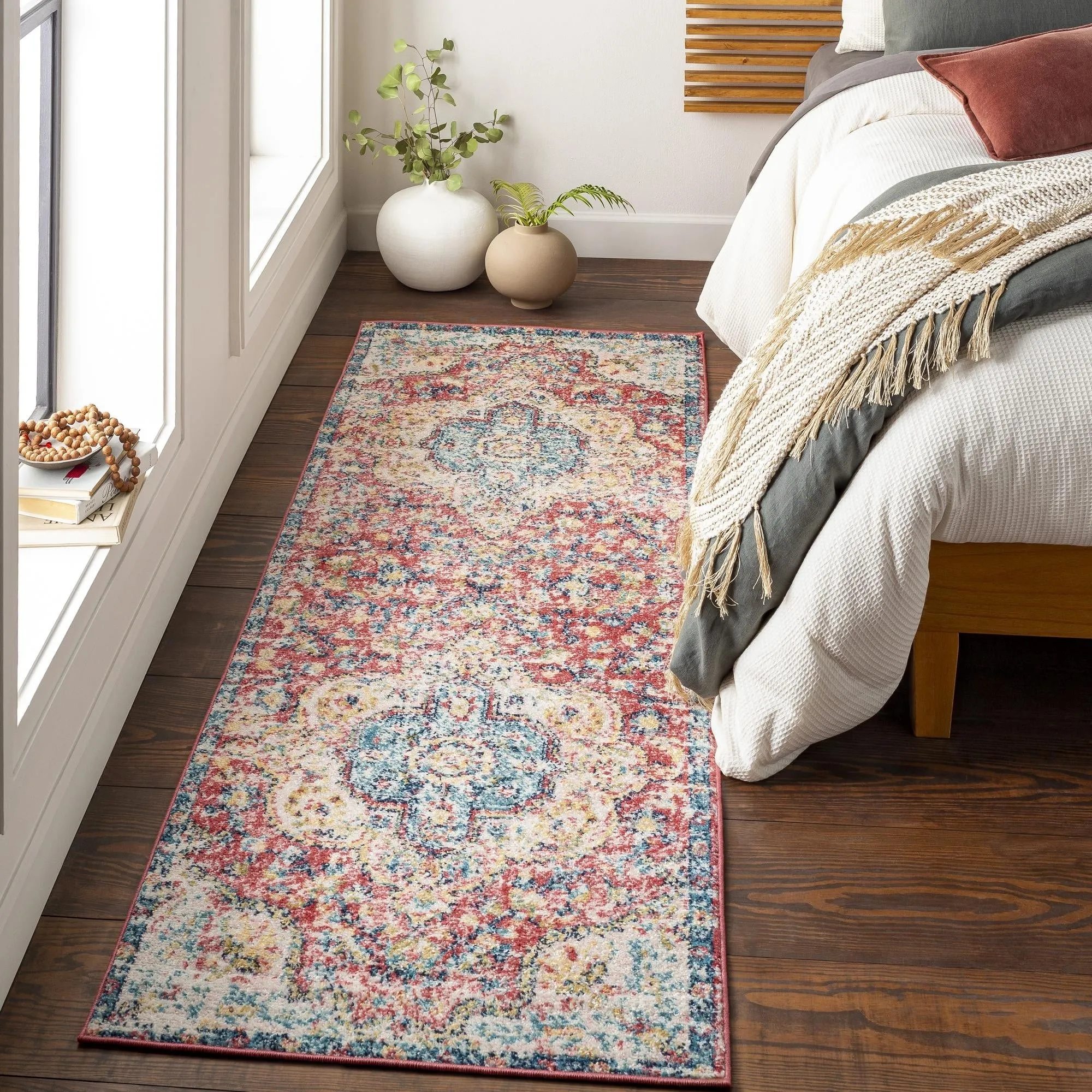 Livabliss Elaziz Updated Traditional Medallion Area Rug