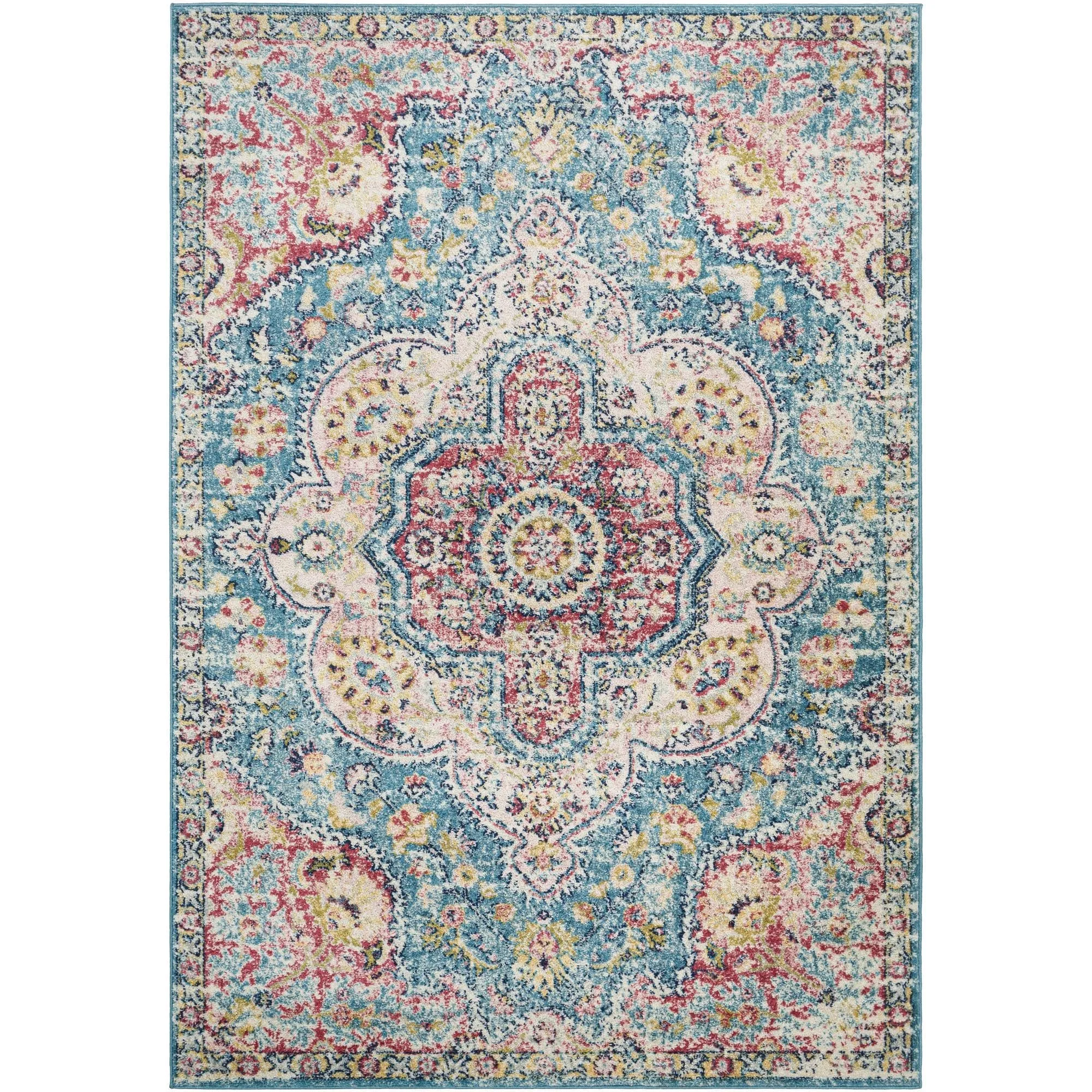 Livabliss Elaziz Updated Traditional Medallion Area Rug