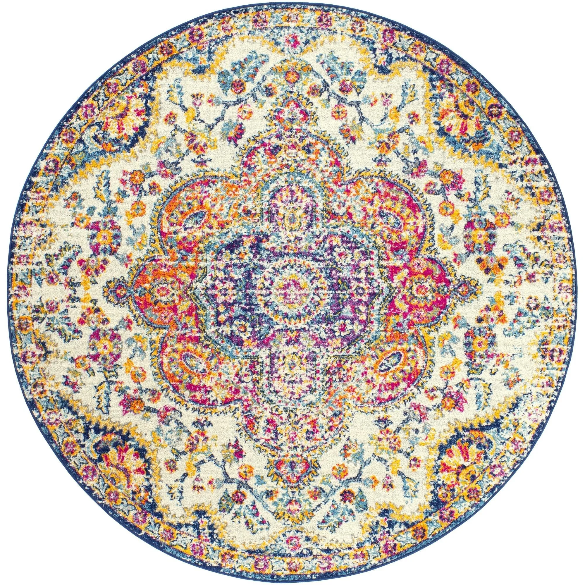 Livabliss Elaziz Updated Traditional Medallion Area Rug