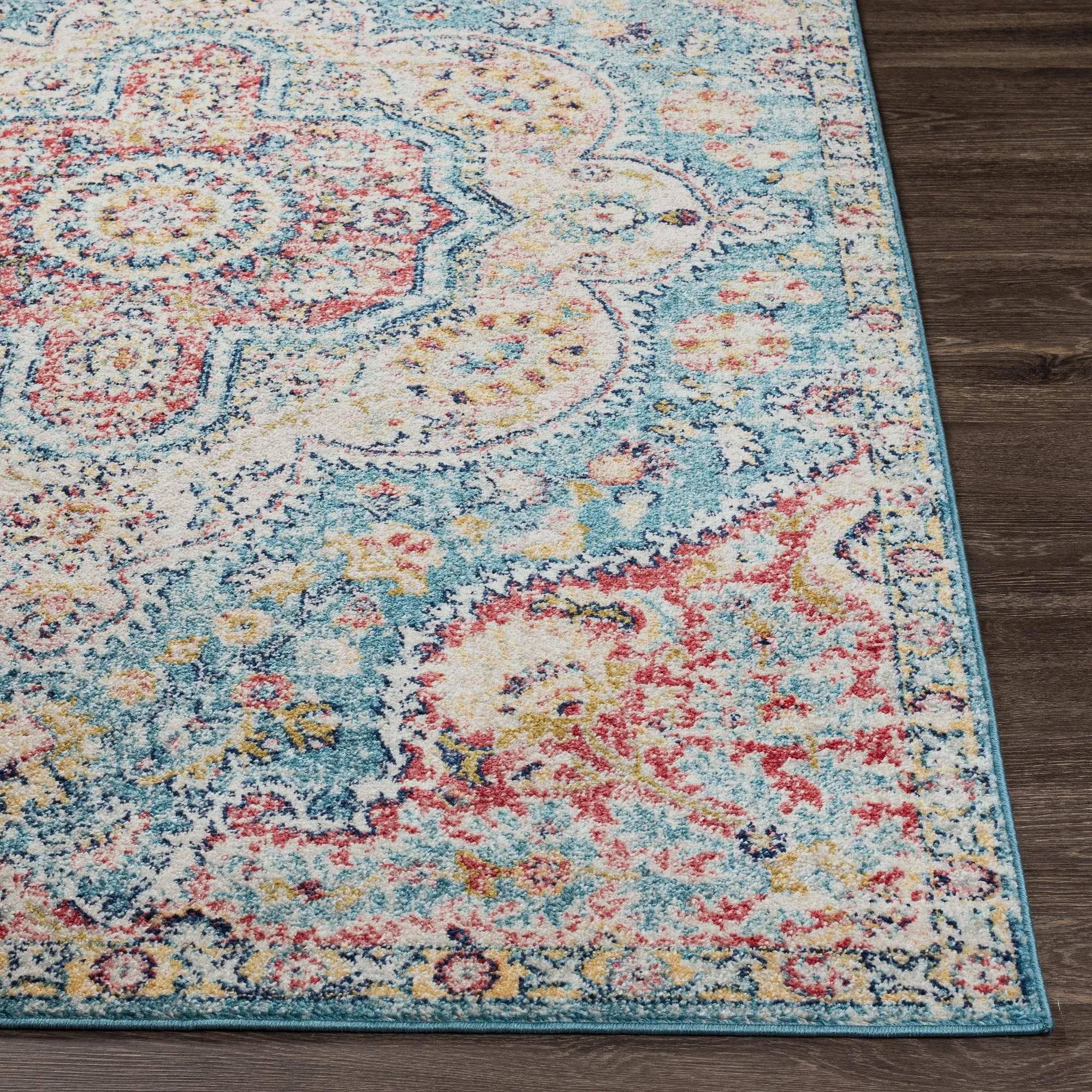 Livabliss Elaziz Updated Traditional Medallion Area Rug