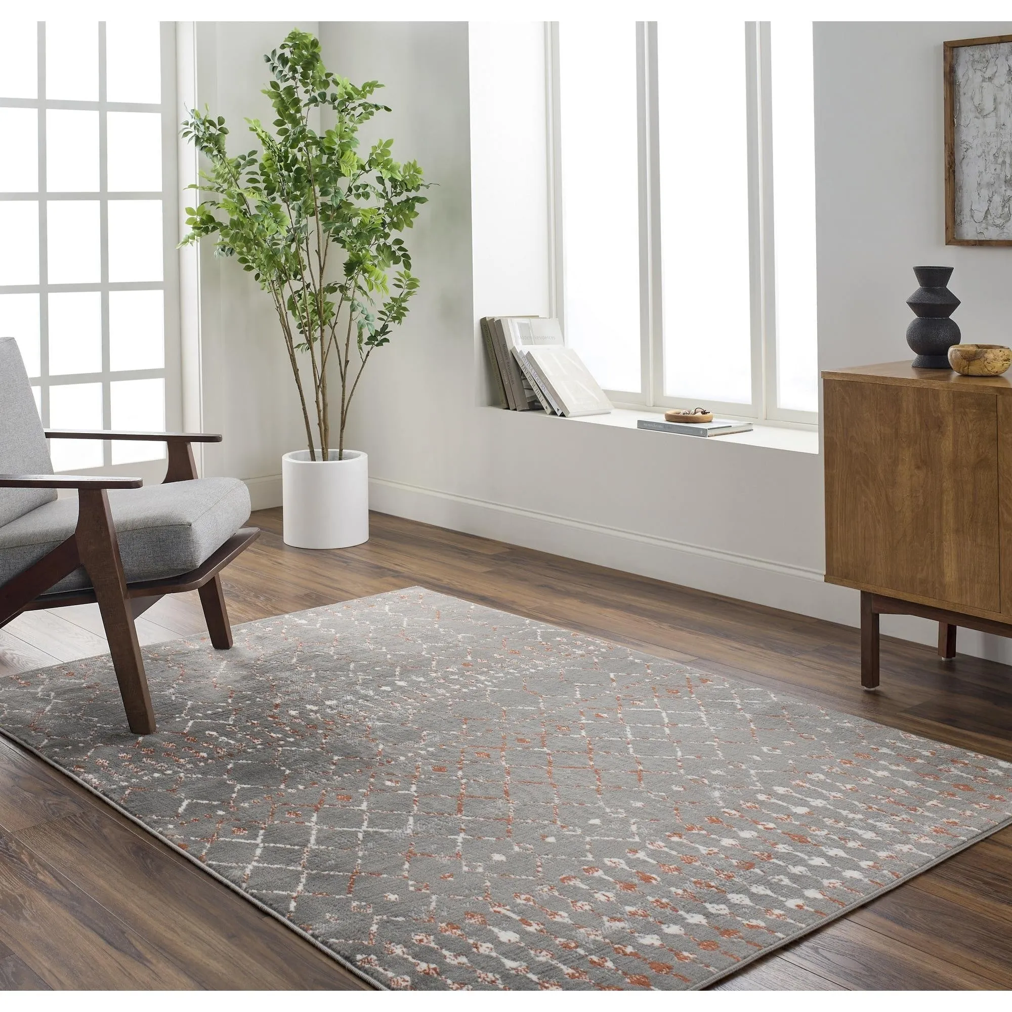 Livabliss Elia Moroccan Trellis Area Rug