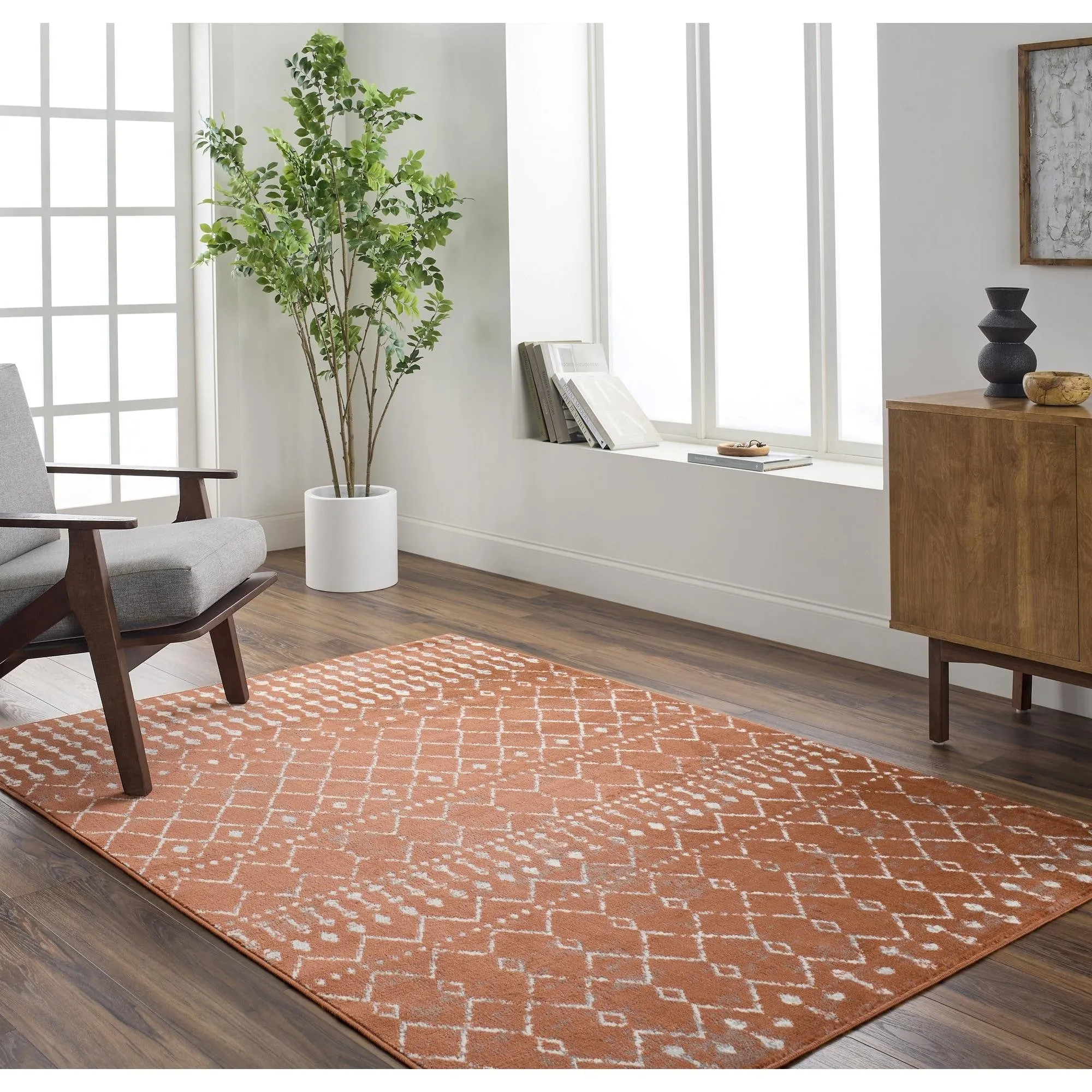 Livabliss Elia Moroccan Trellis Area Rug