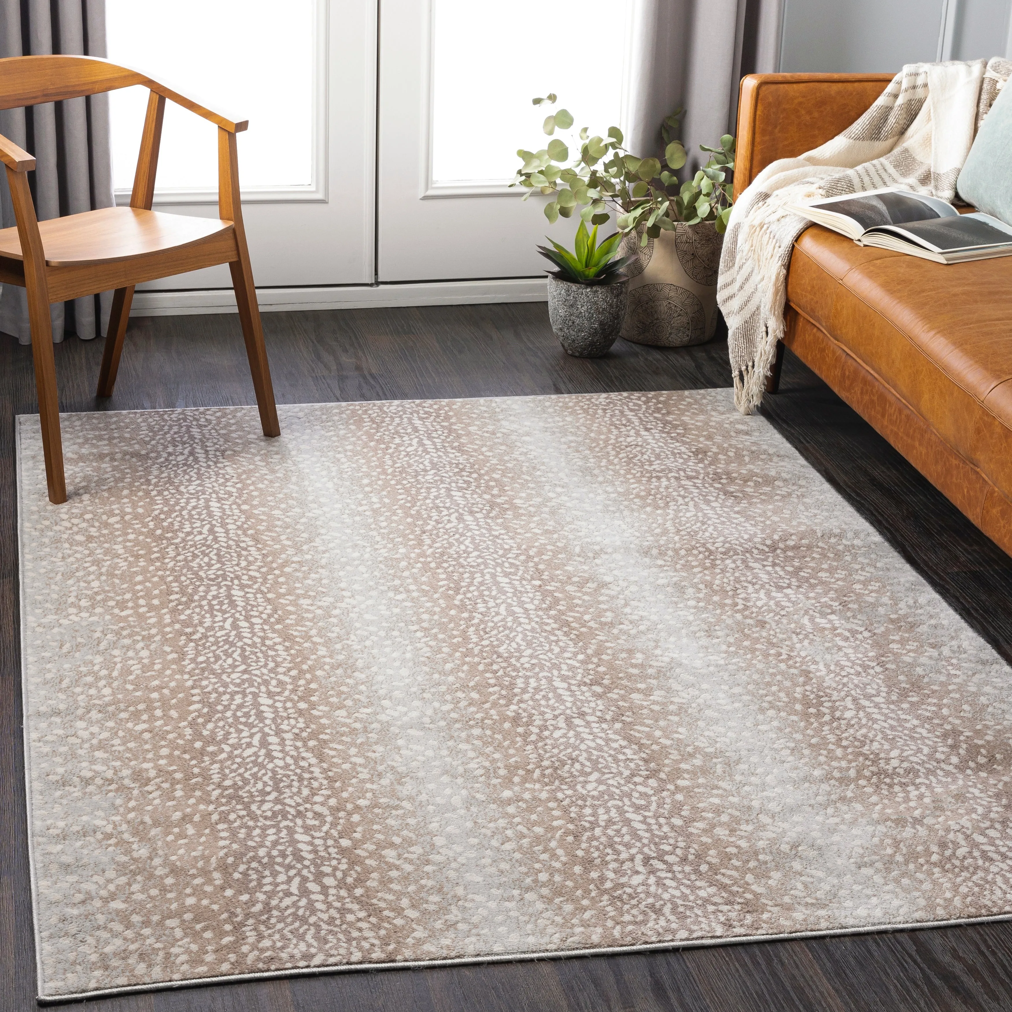 Livabliss Ellesia Antelope Stripe Area Rug
