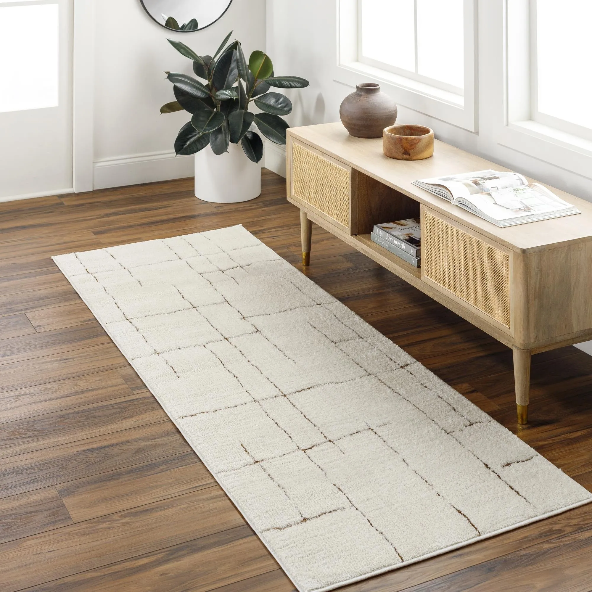 Livabliss Freud Minimalist Graphic Area Rug