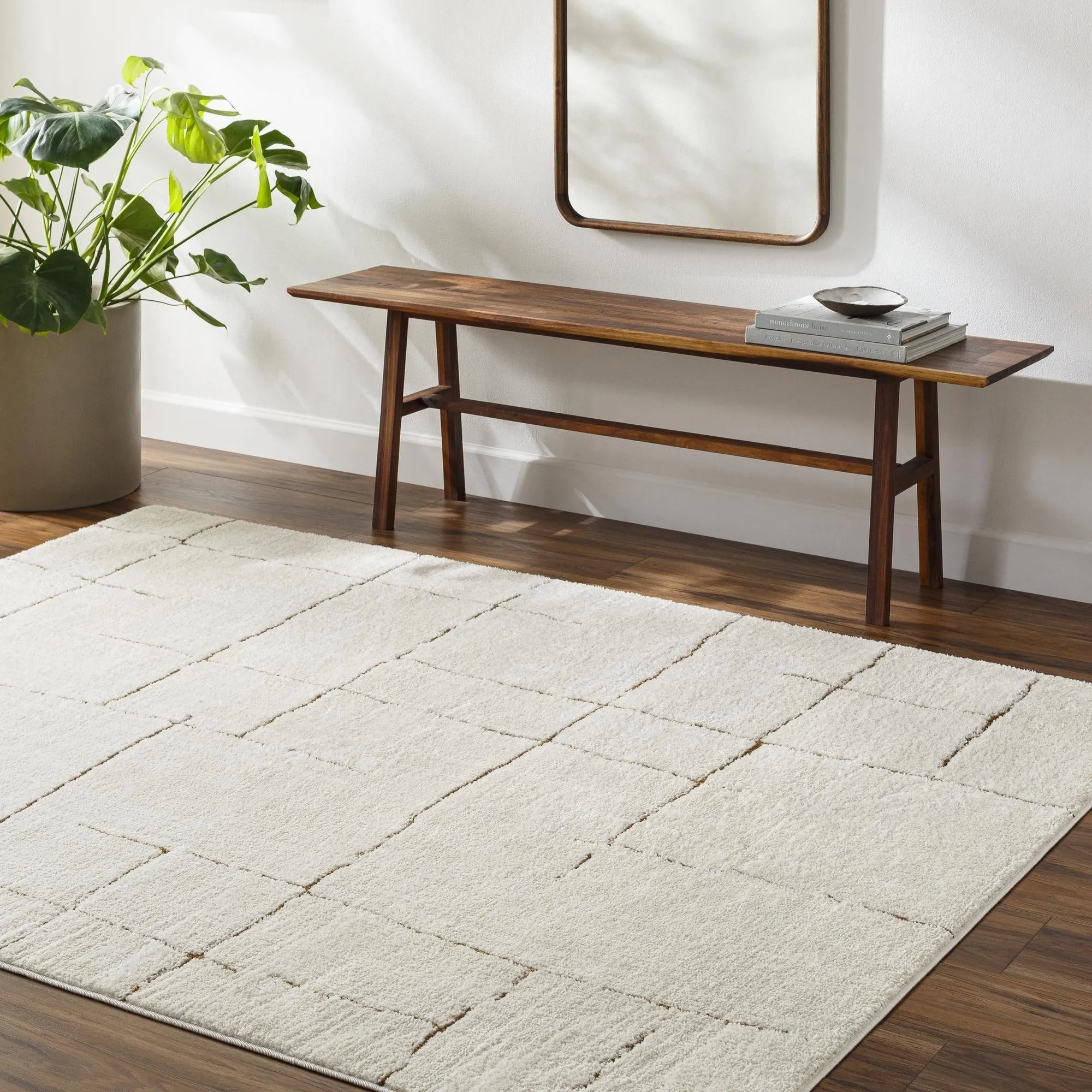Livabliss Freud Minimalist Graphic Area Rug