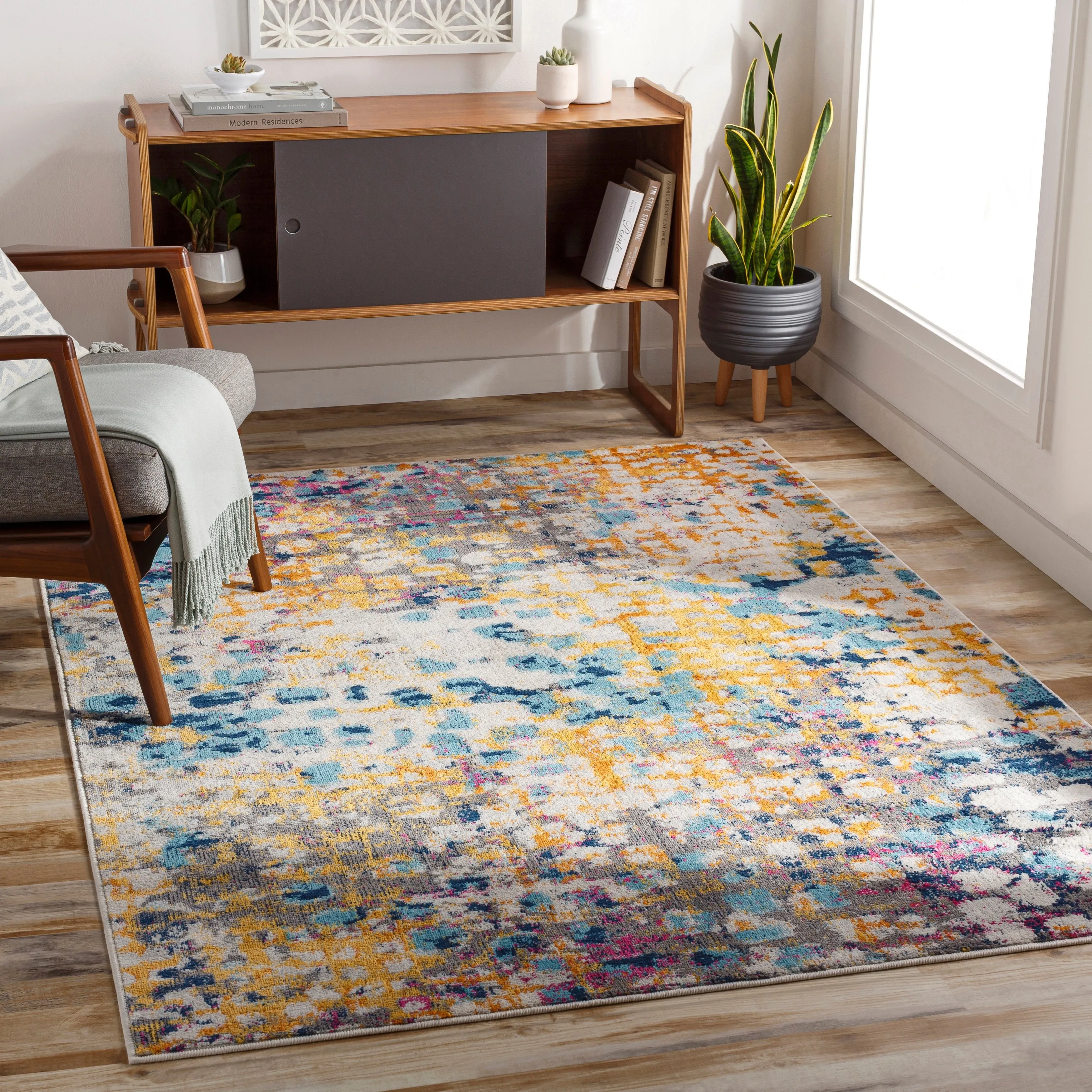 Livabliss Hank Vibrant Abstract Area Rug