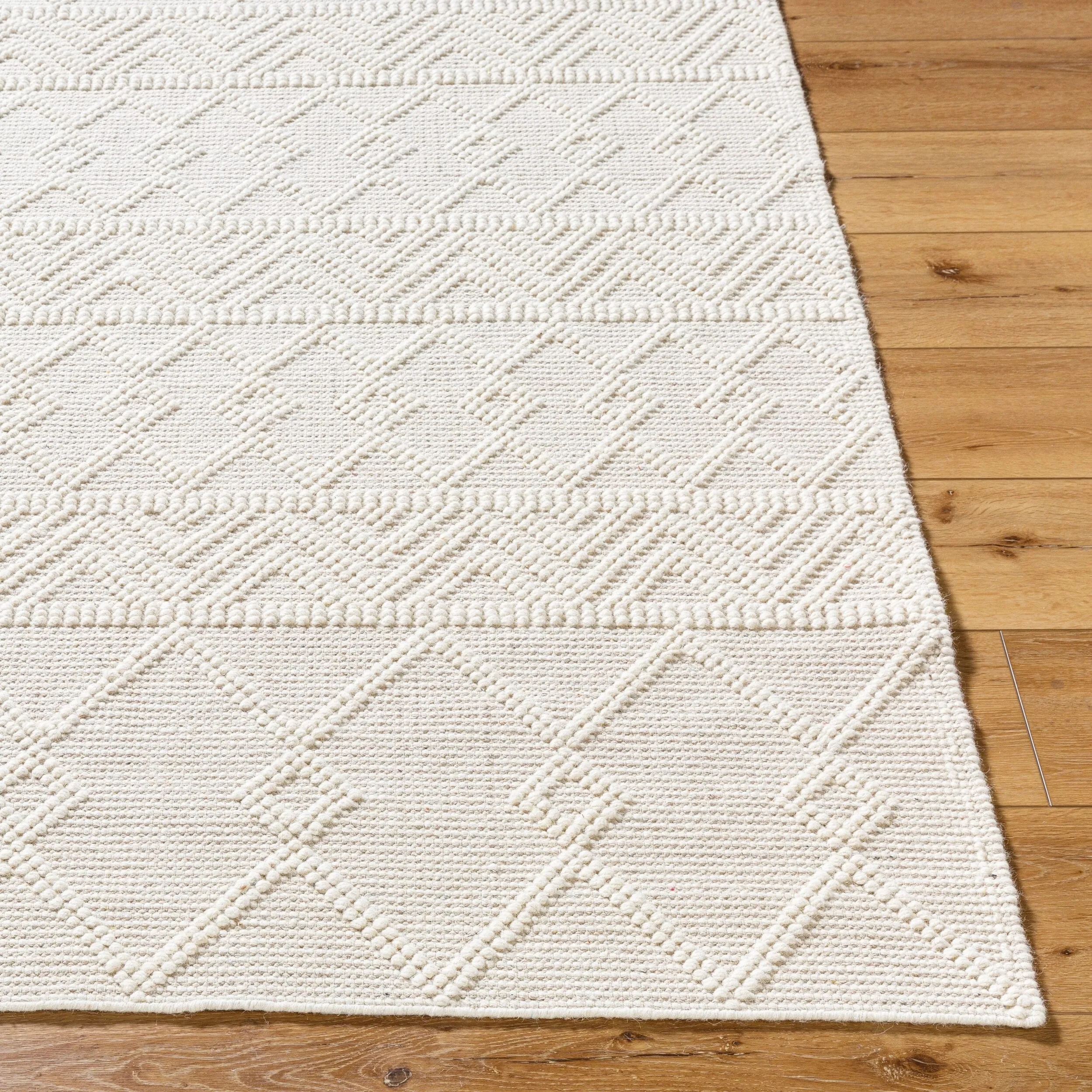 Livabliss Hygge Bohemian Trellis Hand Woven Area Rug