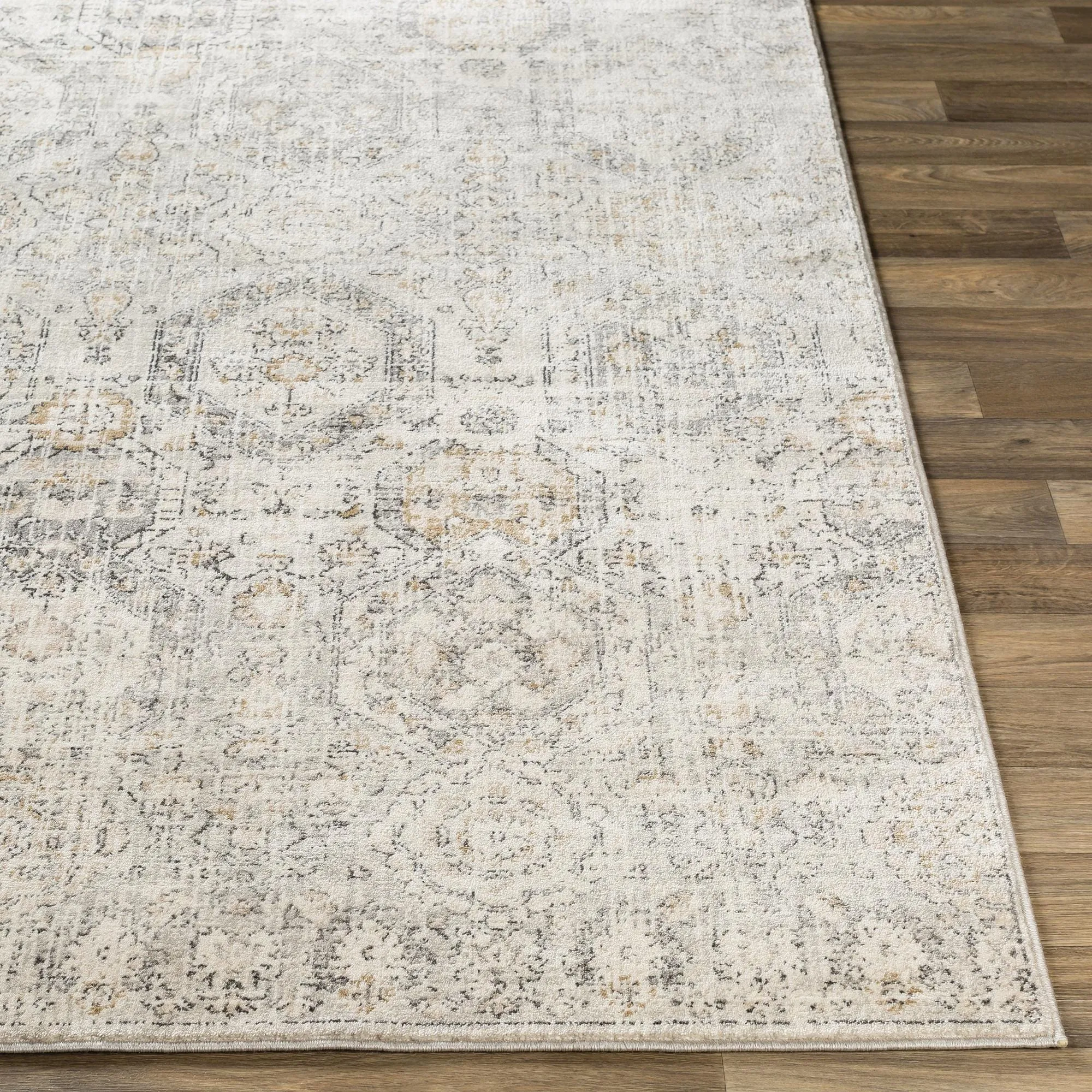 Livabliss Indigo Arts & Crafts Medallion Area Rug