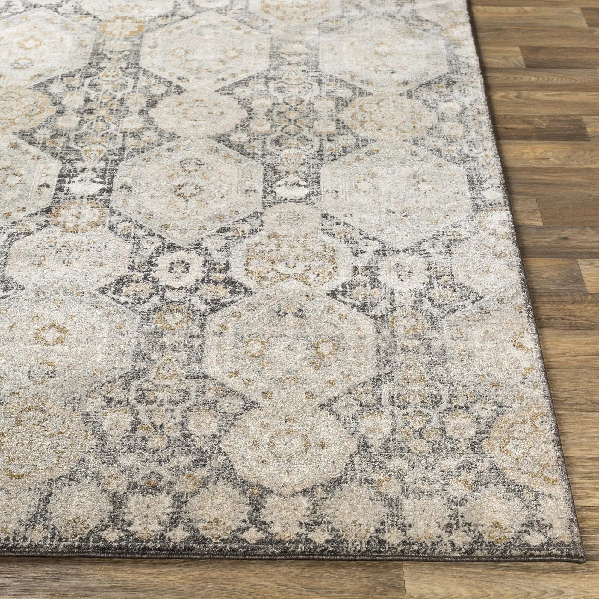 Livabliss Indigo Arts & Crafts Medallion Area Rug