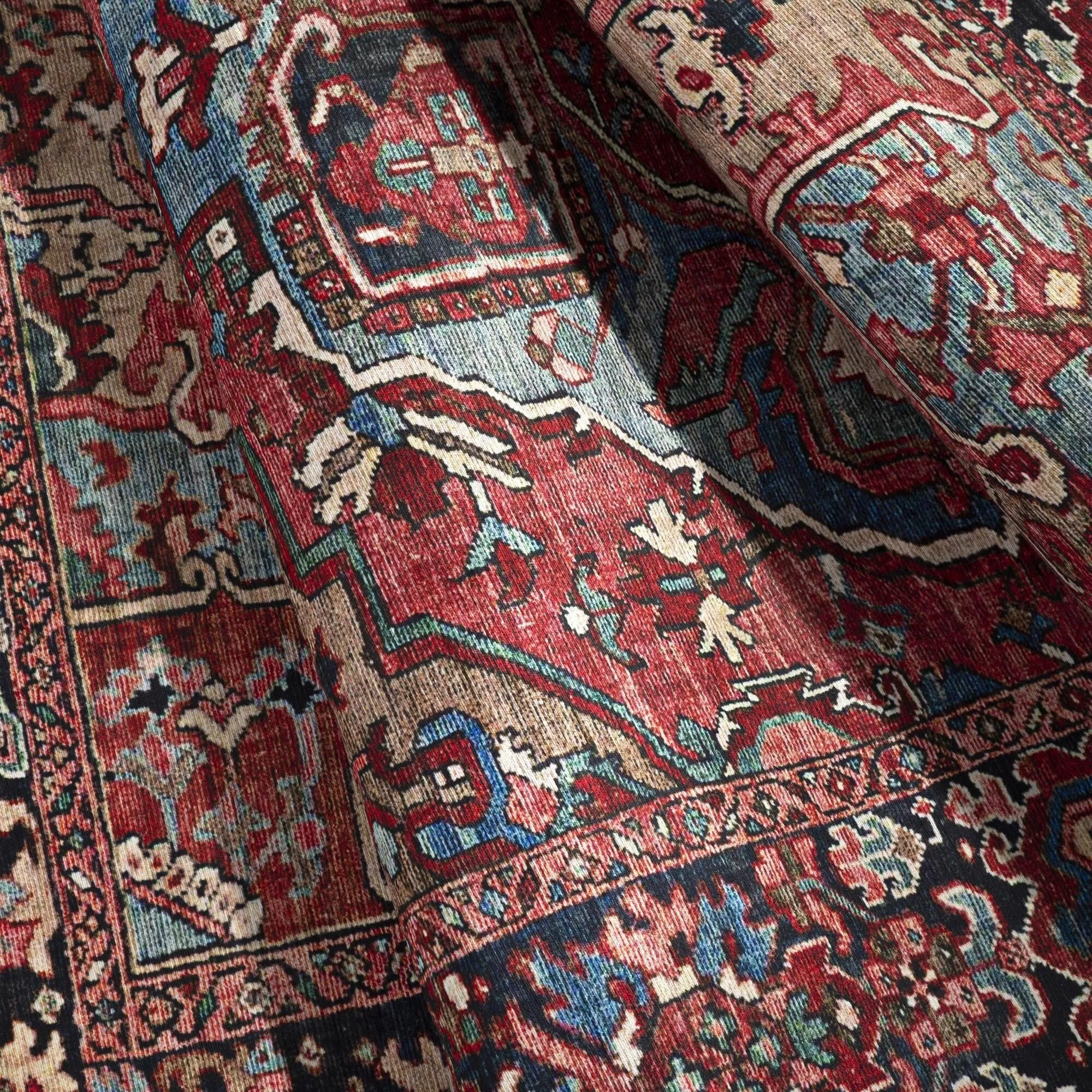 Livabliss Iris Updated Traditional Medallion Area Rug