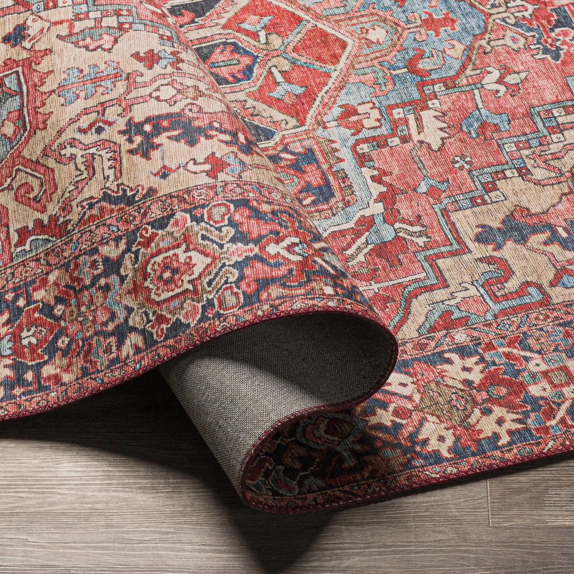 Livabliss Iris Updated Traditional Medallion Area Rug