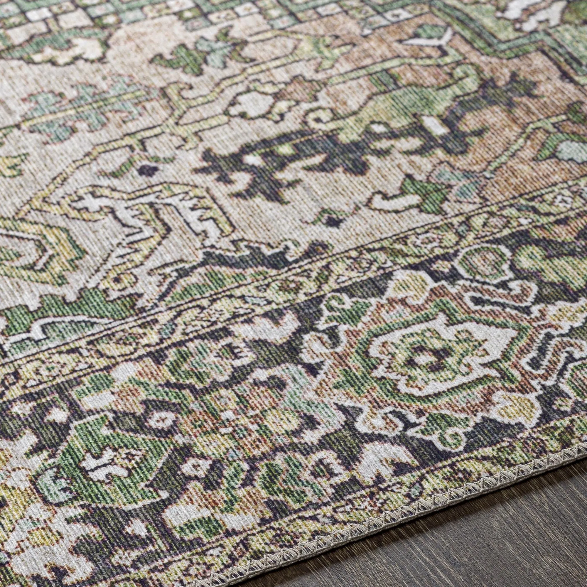 Livabliss Iris Updated Traditional Medallion Area Rug