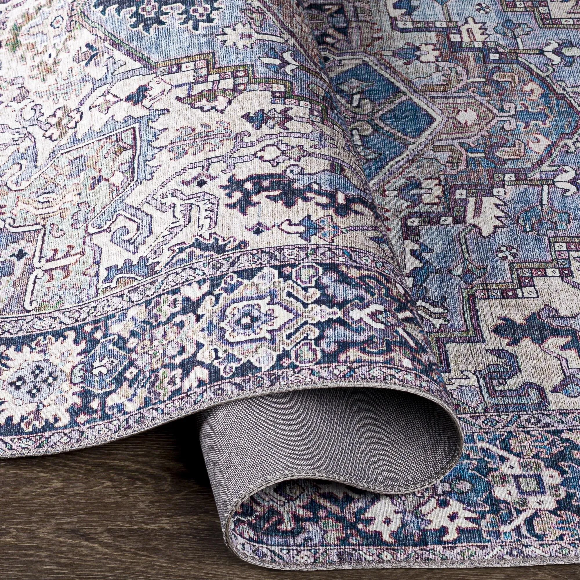 Livabliss Iris Updated Traditional Medallion Area Rug