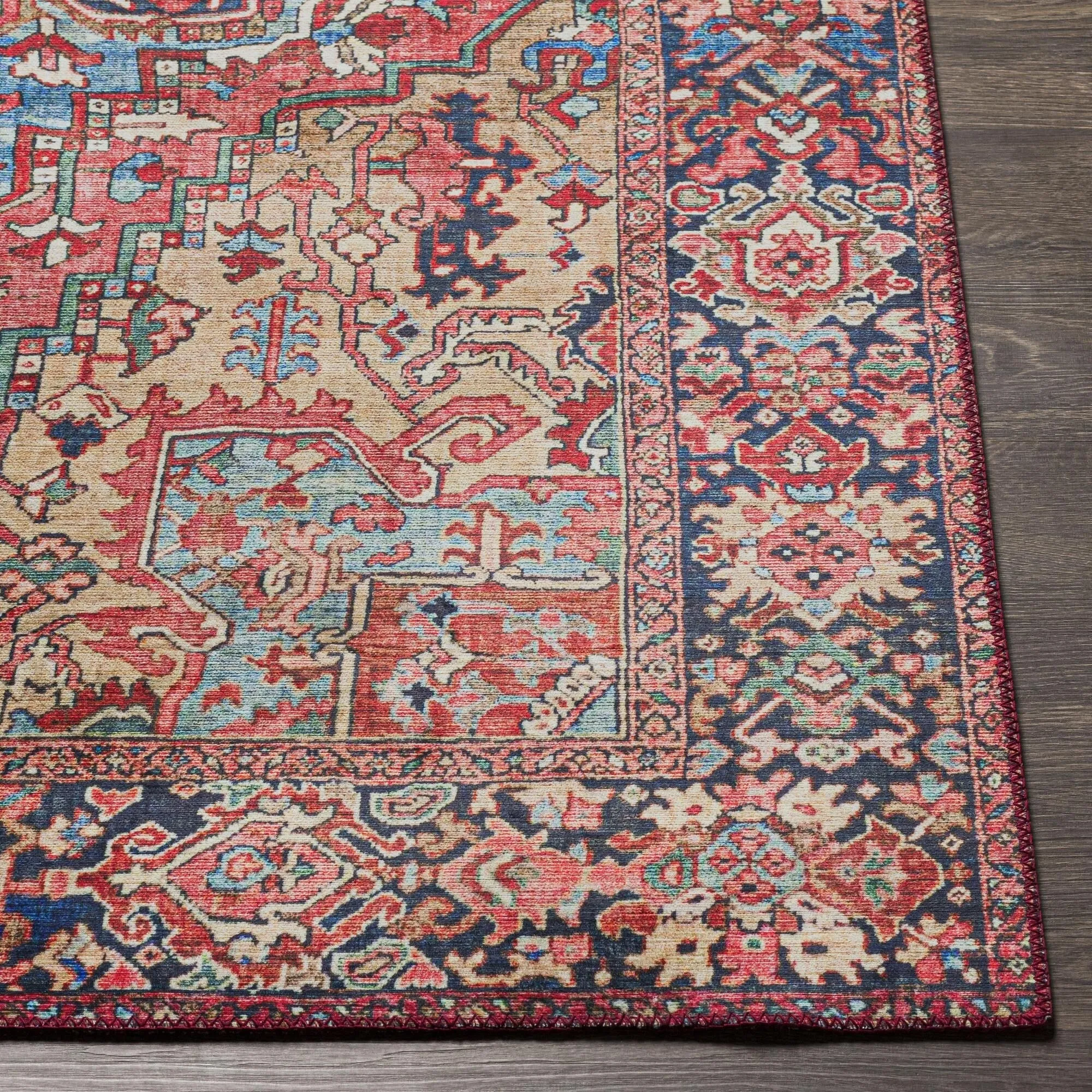 Livabliss Iris Updated Traditional Medallion Area Rug