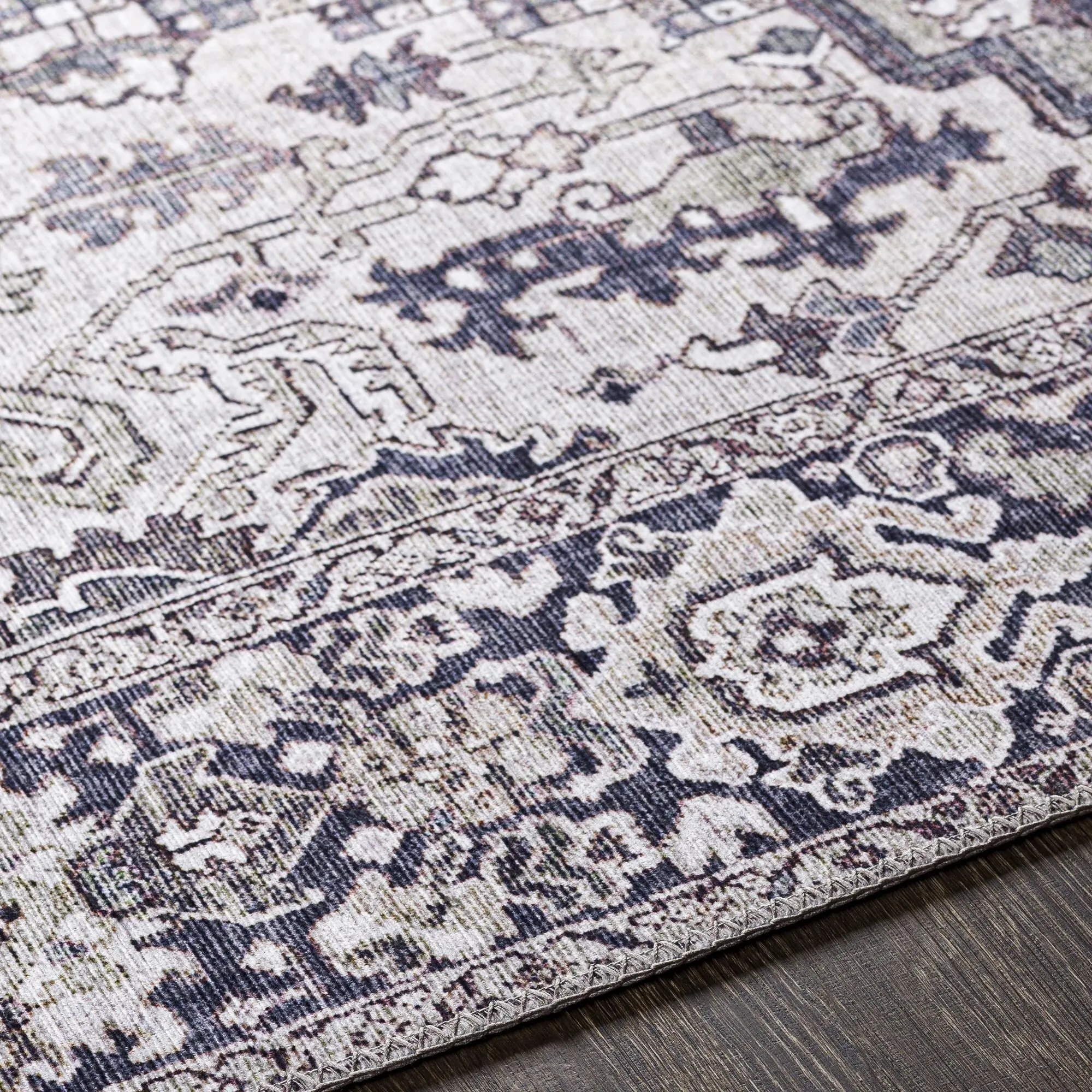 Livabliss Iris Updated Traditional Medallion Area Rug