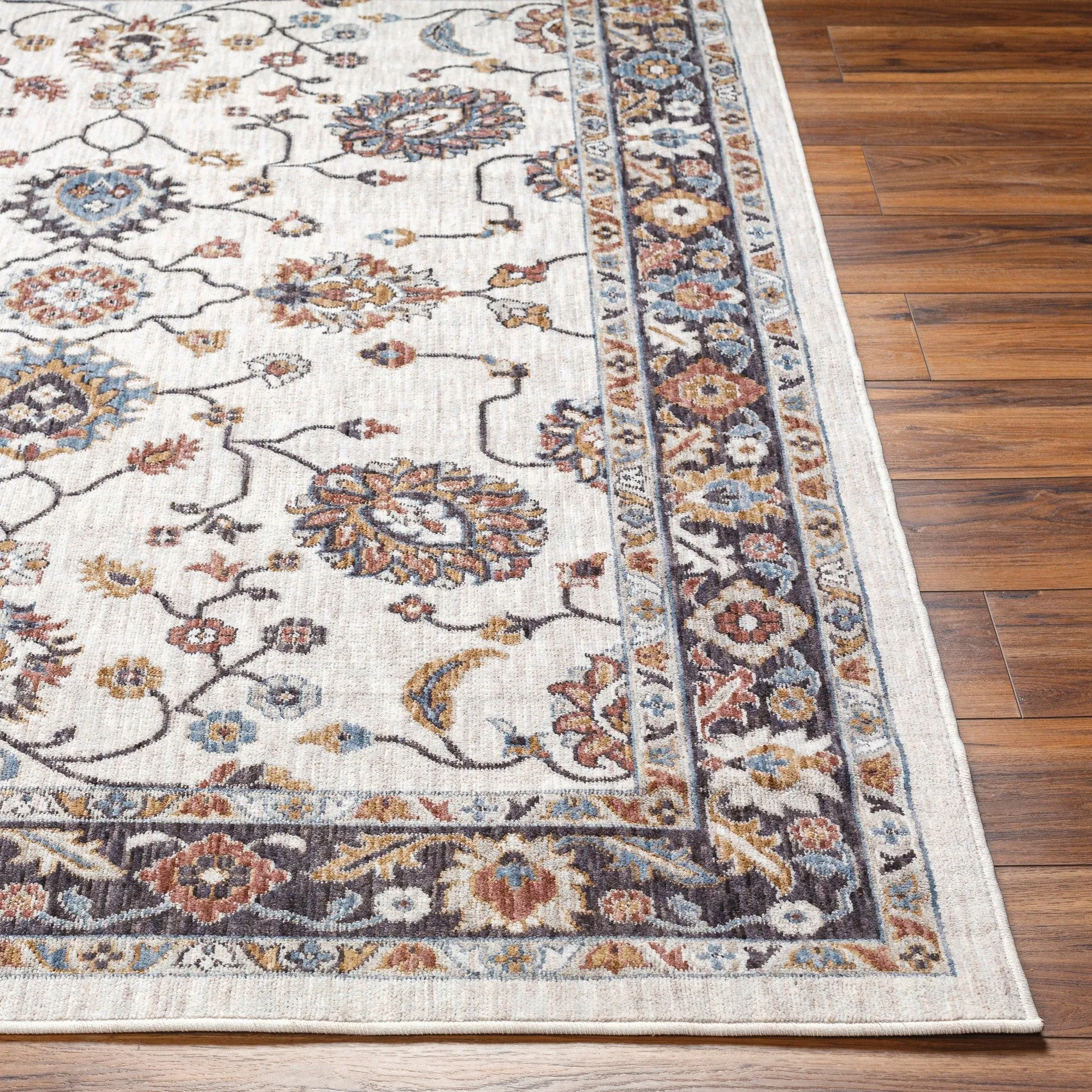 Livabliss Juliet Floral Recycled Indoor / Outdoor Area Rug