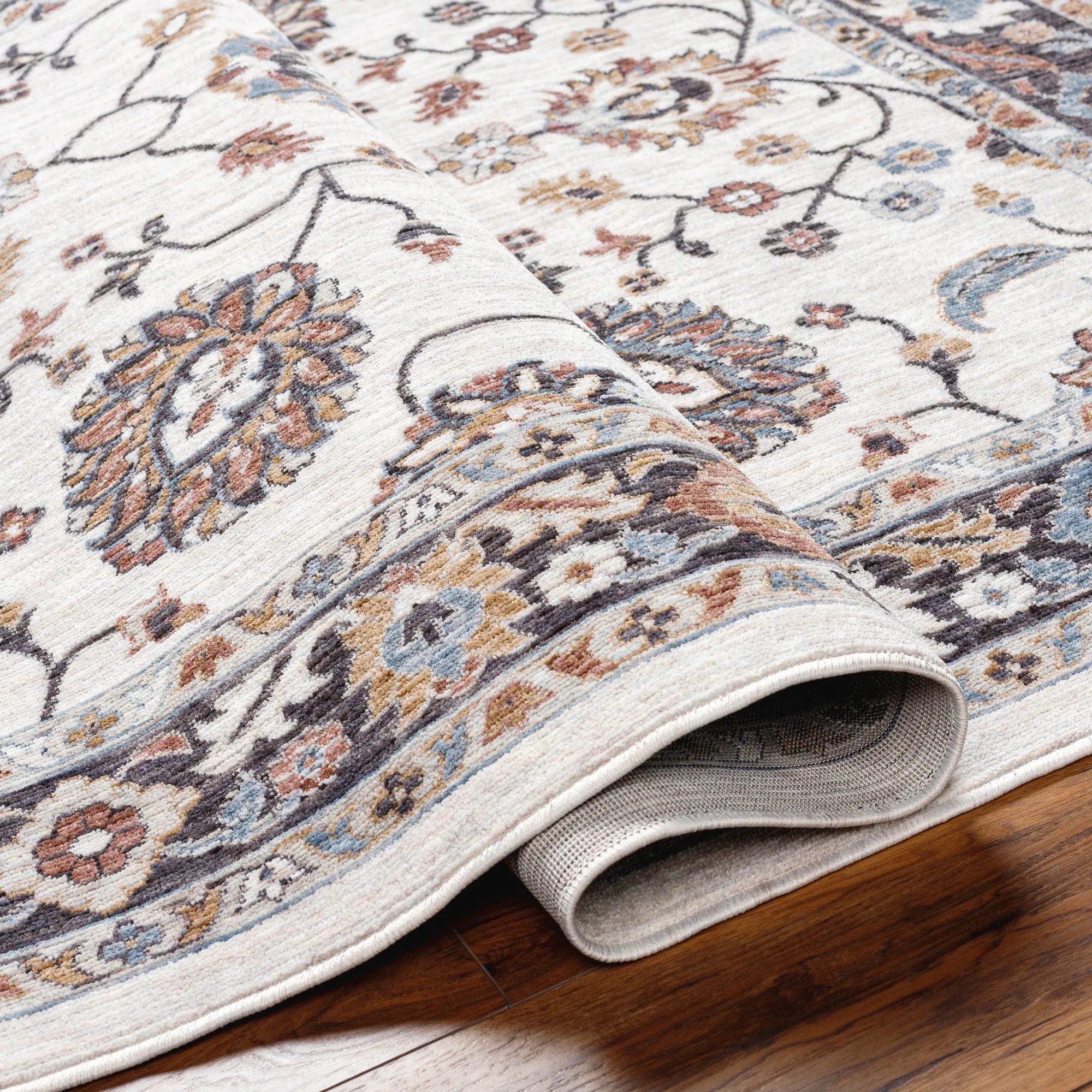 Livabliss Juliet Floral Recycled Indoor / Outdoor Area Rug