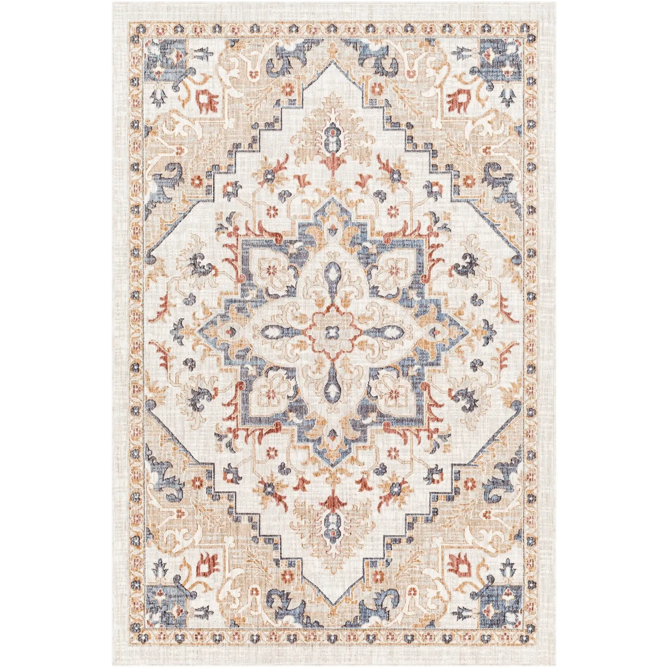 Livabliss Juliet Traditional Recycled Indoor / Outdoor Area Rug