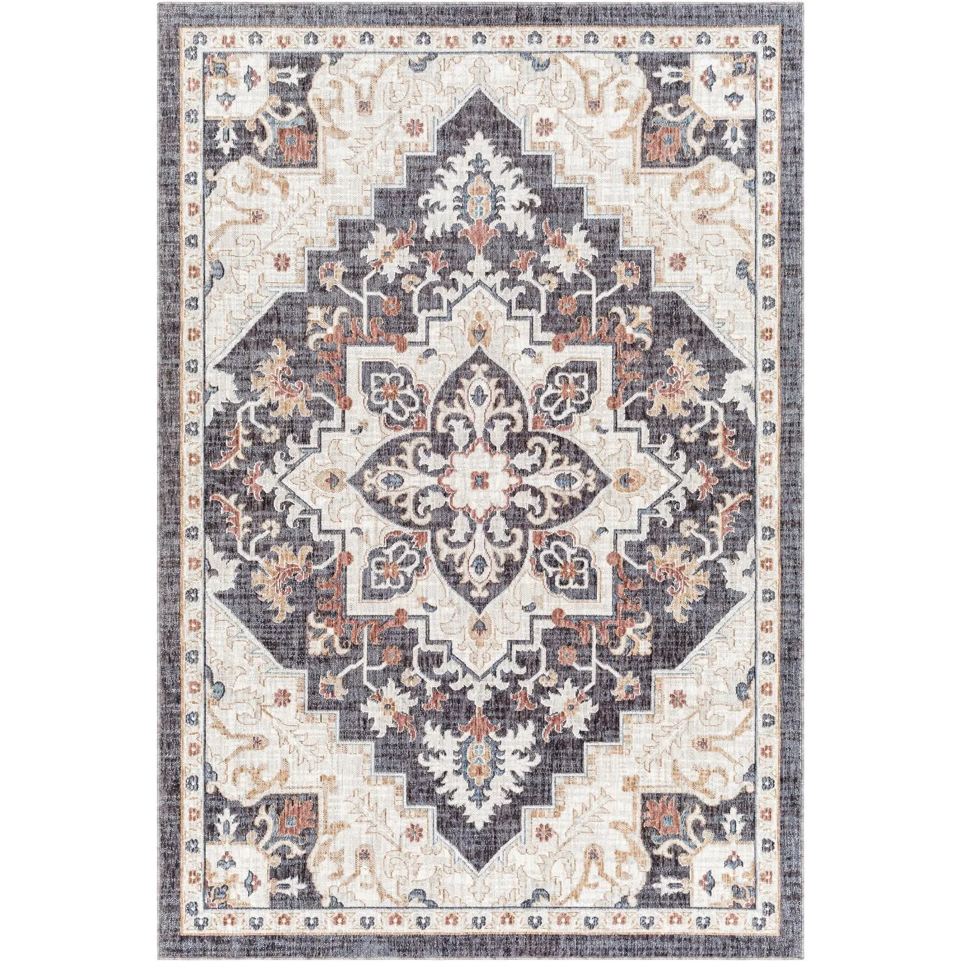 Livabliss Juliet Traditional Recycled Indoor / Outdoor Area Rug
