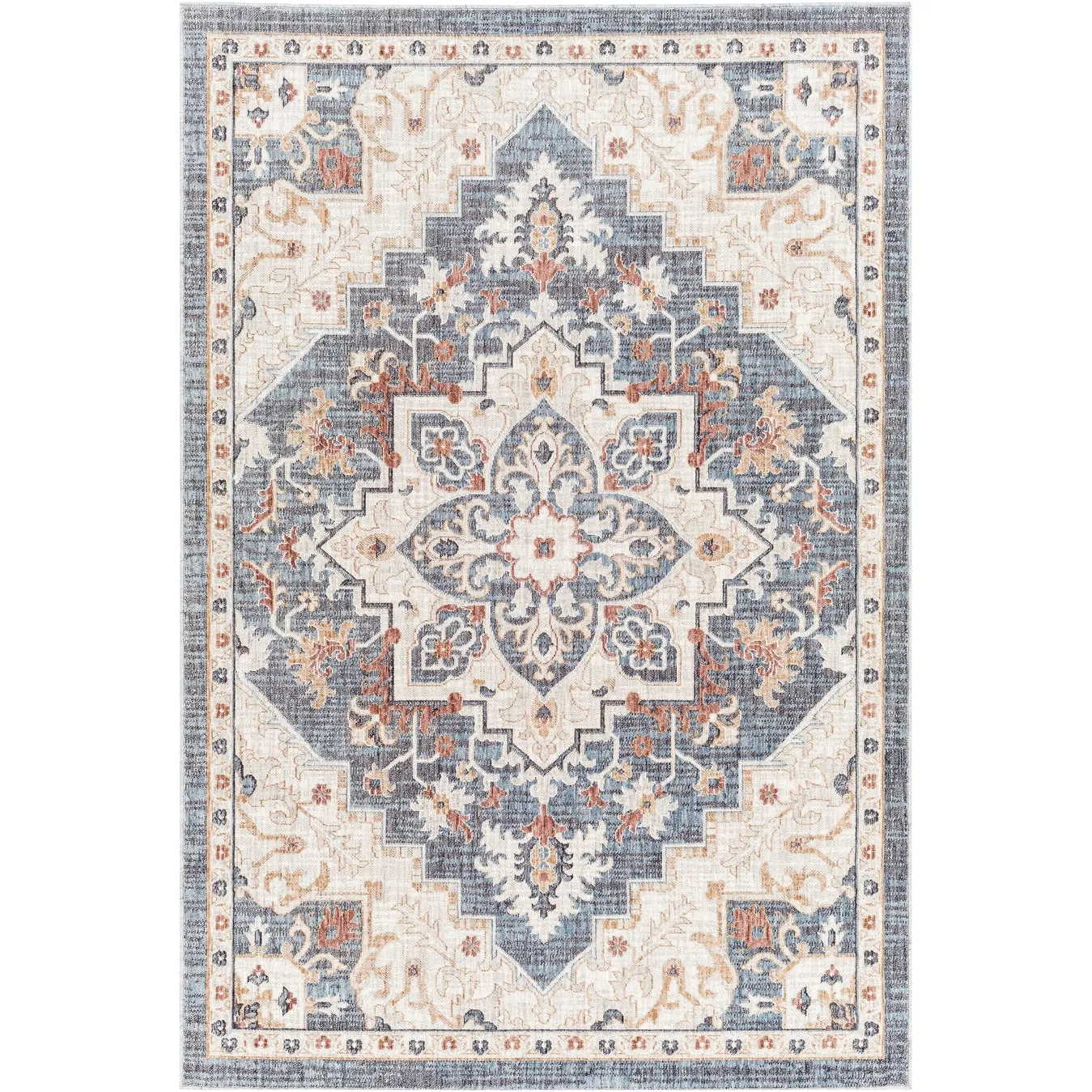 Livabliss Juliet Traditional Recycled Indoor / Outdoor Area Rug