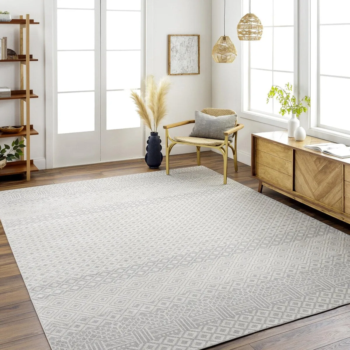 Livabliss Lavadora Global Machine Washable Area Rug