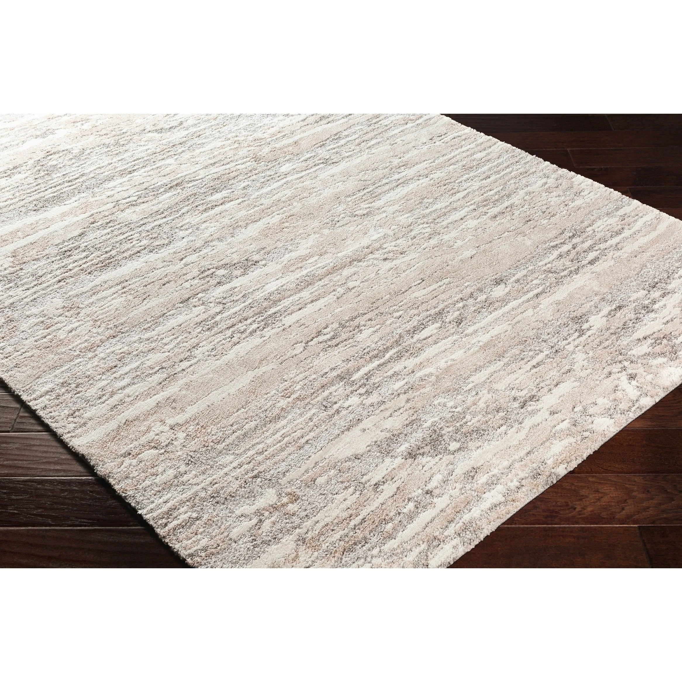 Livabliss Lido Plush Striped Area Rug