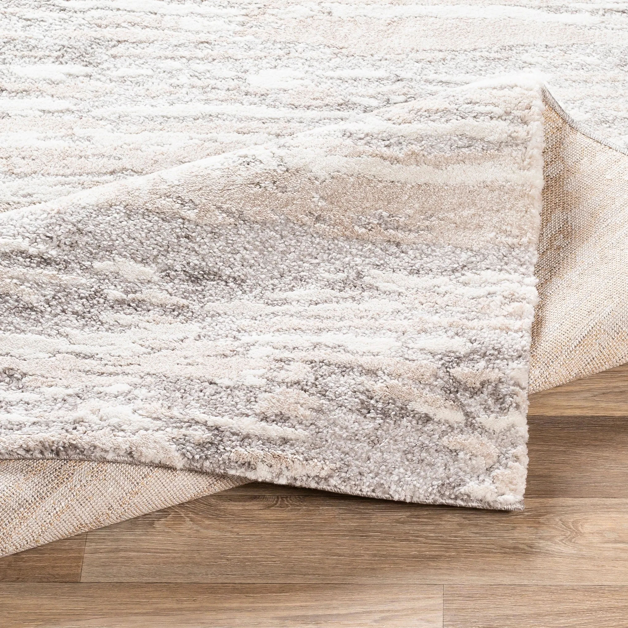 Livabliss Lido Plush Striped Area Rug