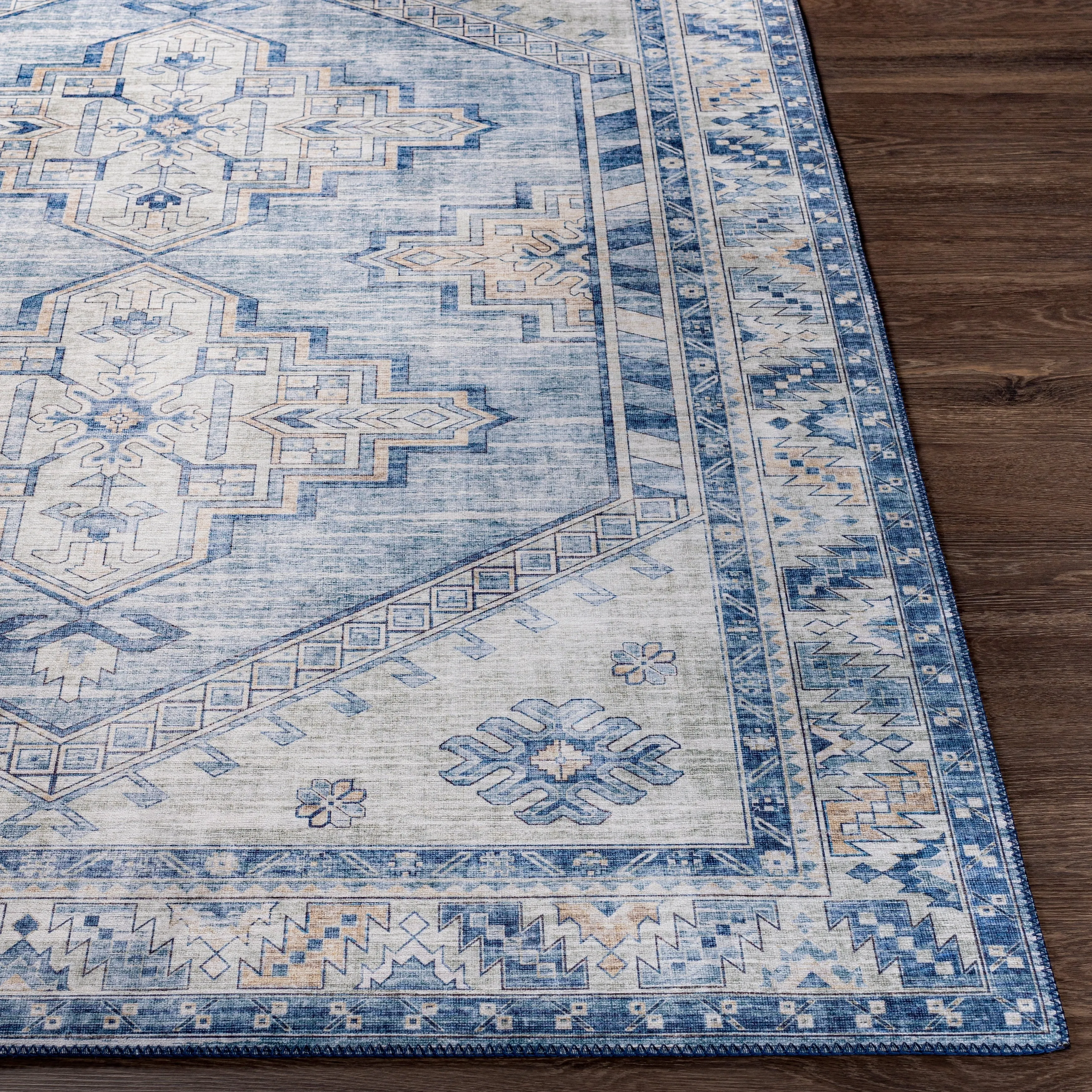 Livabliss Lilibet Persian Diamond Printed Area Rug