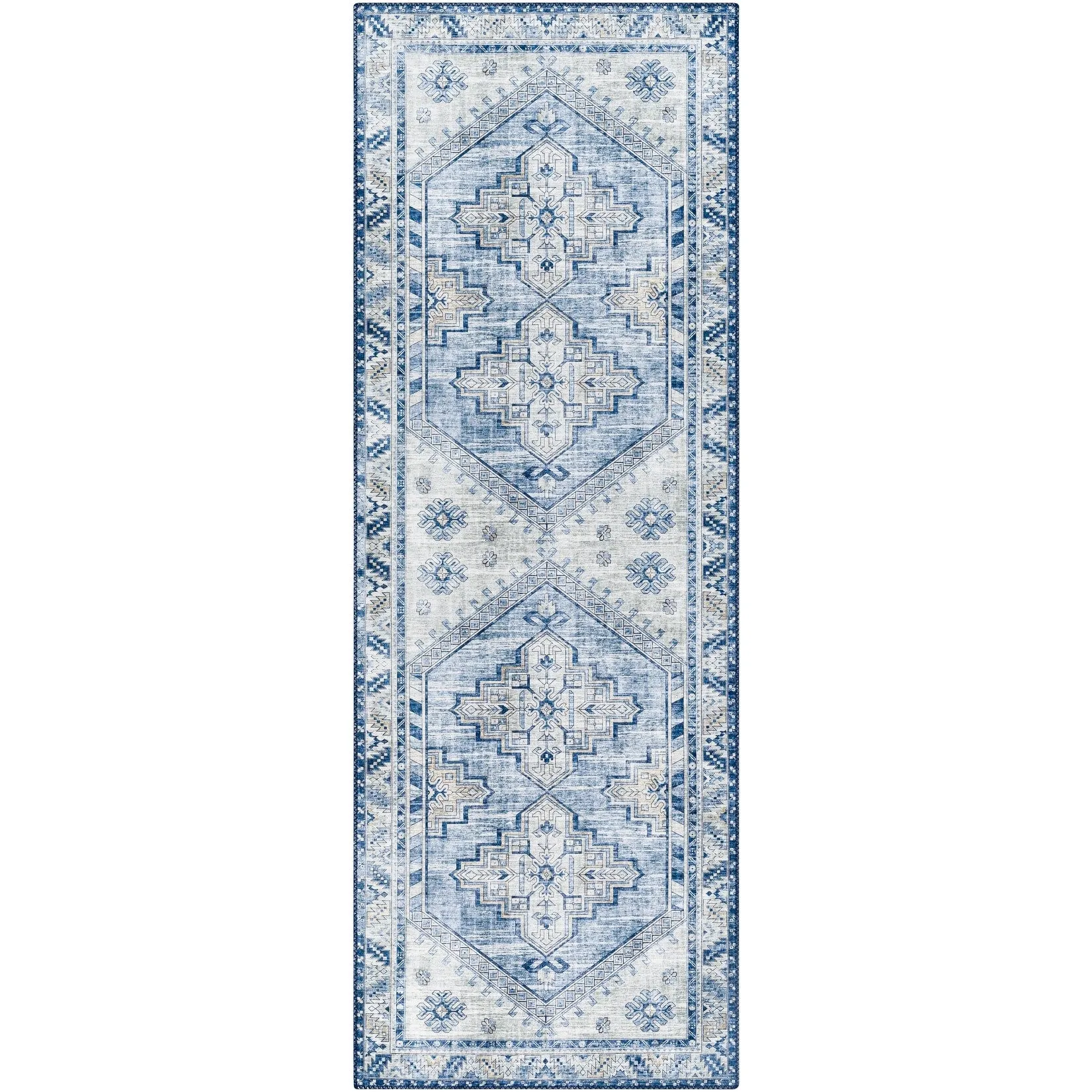 Livabliss Lilibet Persian Diamond Printed Area Rug