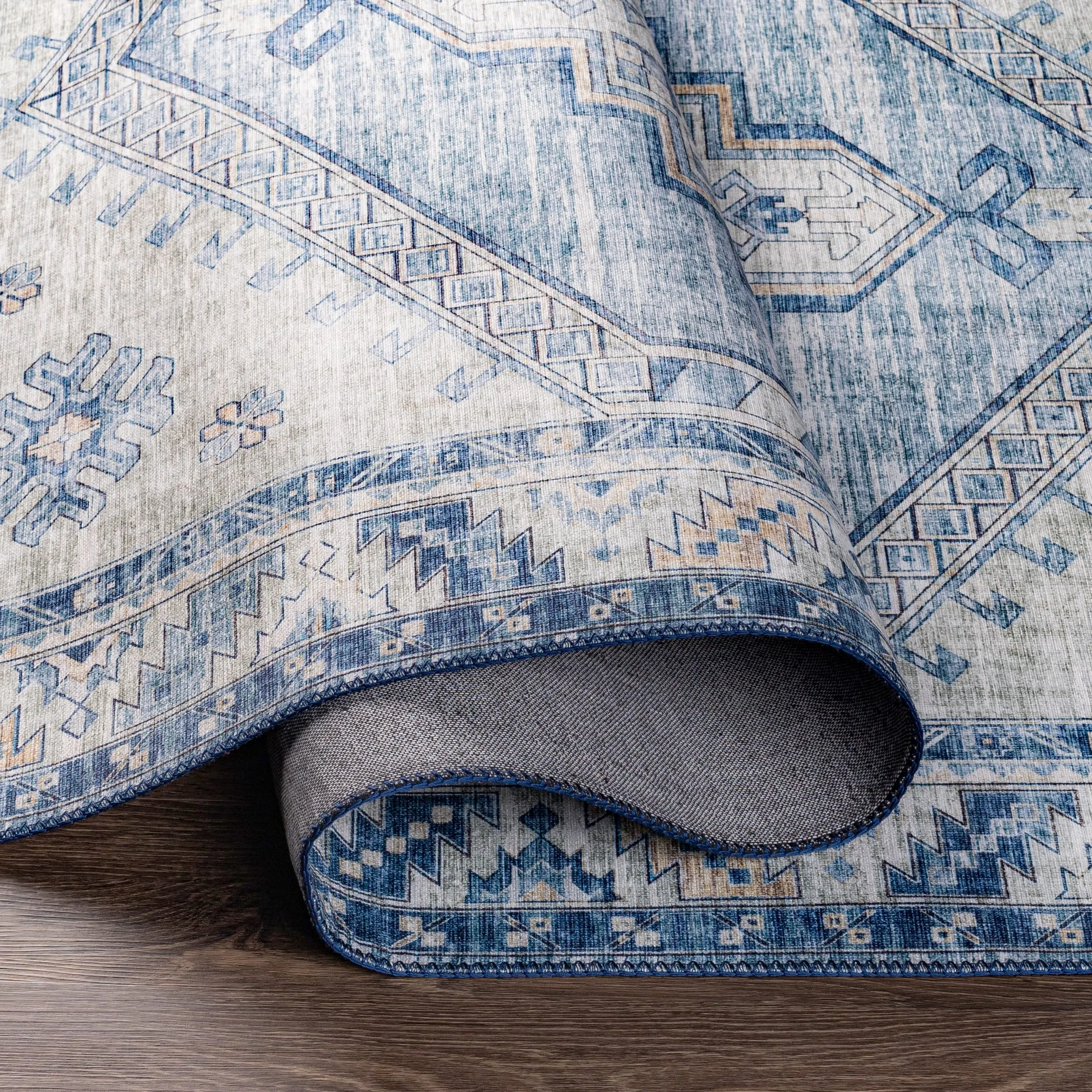 Livabliss Lilibet Persian Diamond Printed Area Rug
