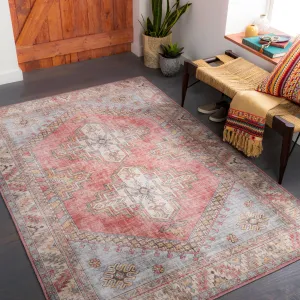 Livabliss Lilibet Persian Diamond Printed Area Rug