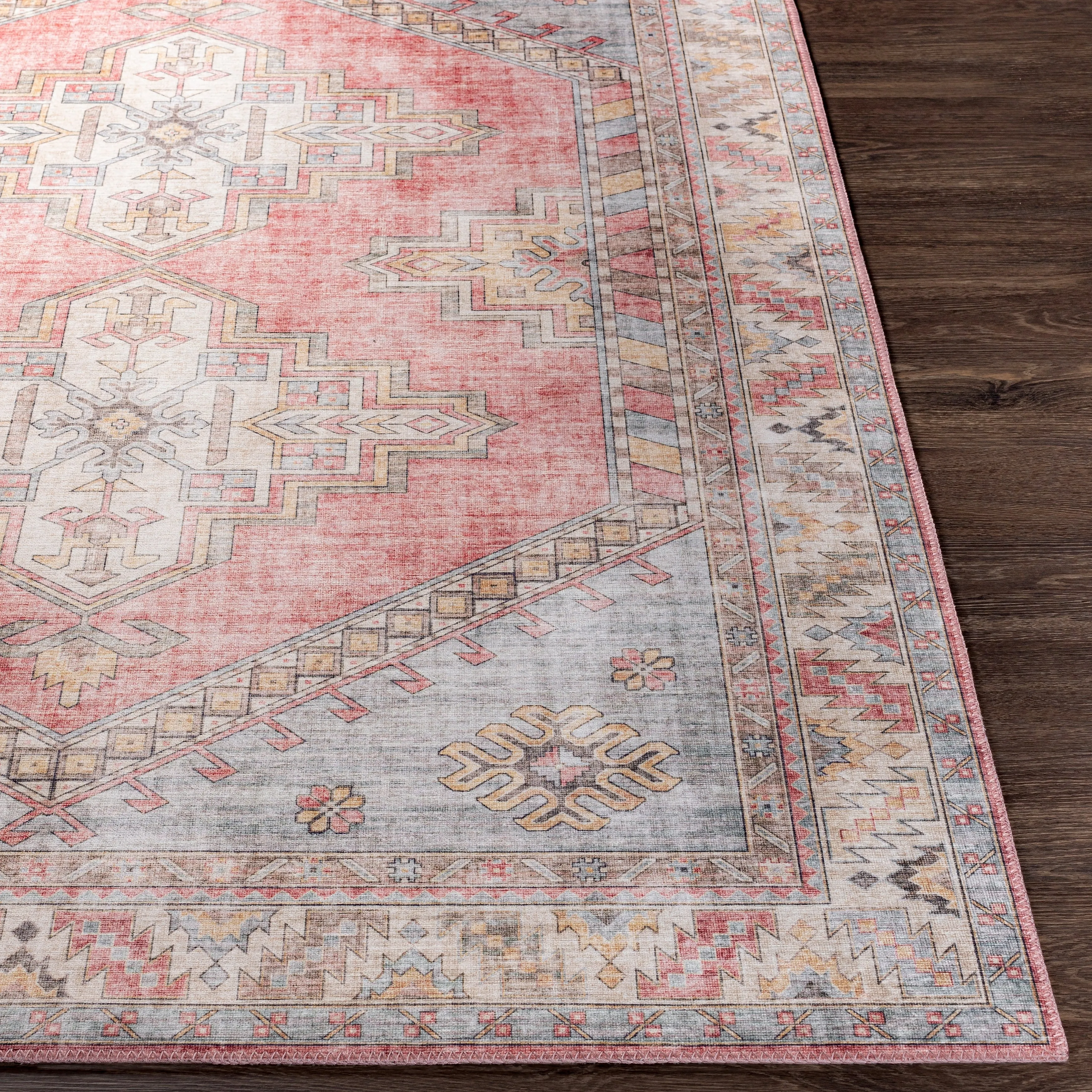 Livabliss Lilibet Persian Diamond Printed Area Rug